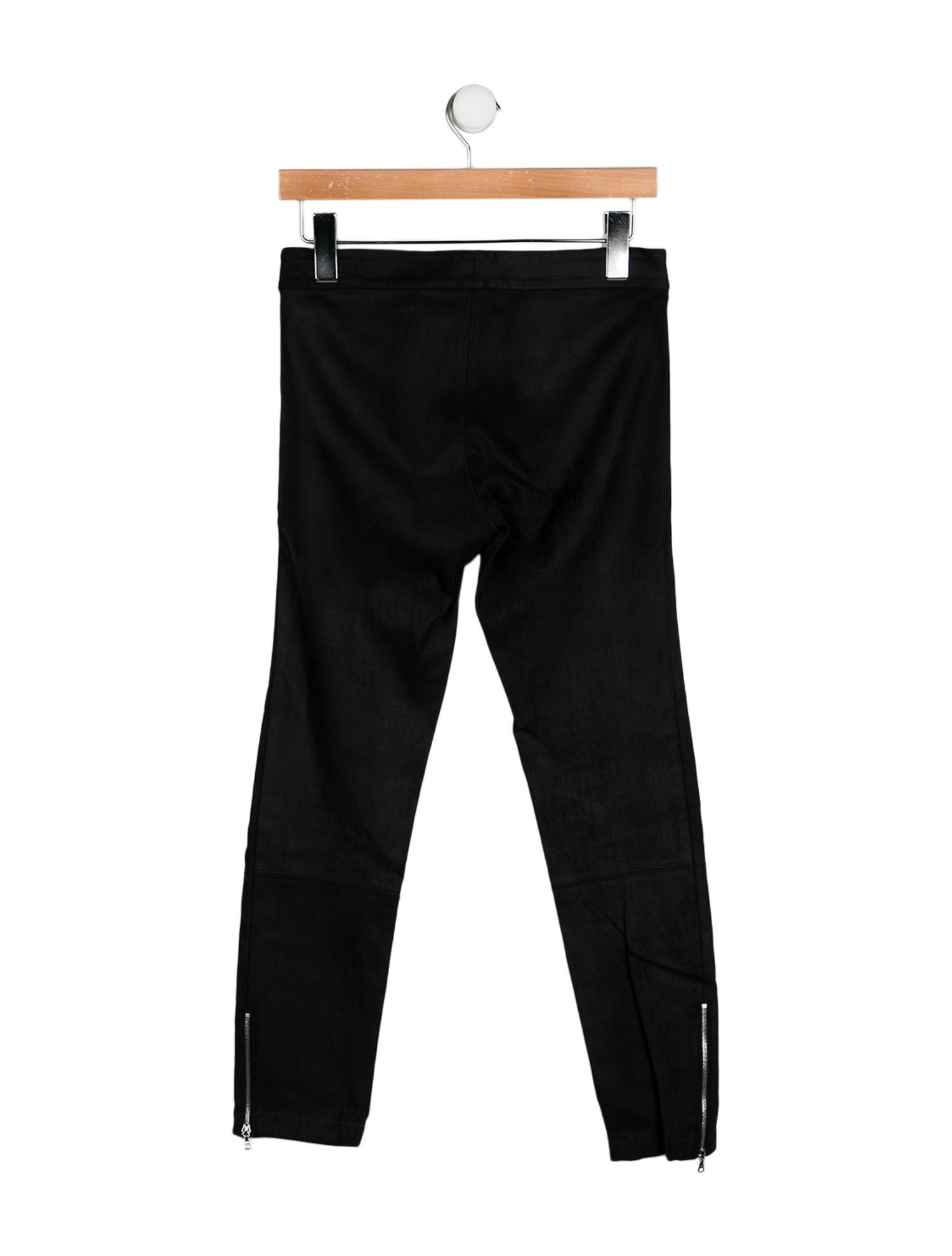 Yigal Azrouël Lamb Leather Skinny Leg Pants
