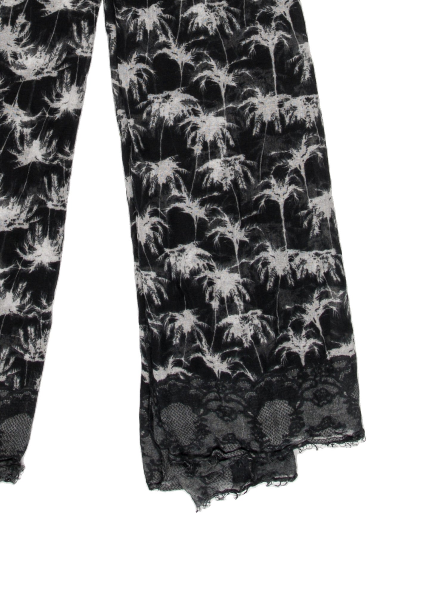 Yigal Azrouël Cashmere Printed Scarf