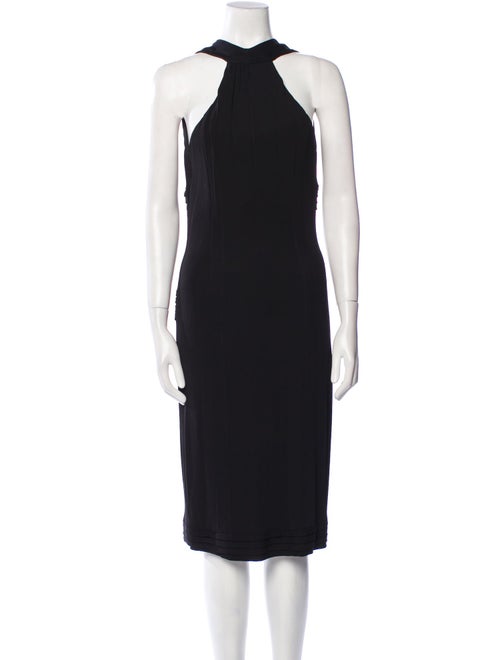 Yigal Azrouël Halterneck Midi Length Dress