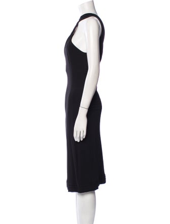 Yigal Azrouël Halterneck Midi Length Dress