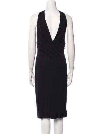 Yigal Azrouël Halterneck Midi Length Dress