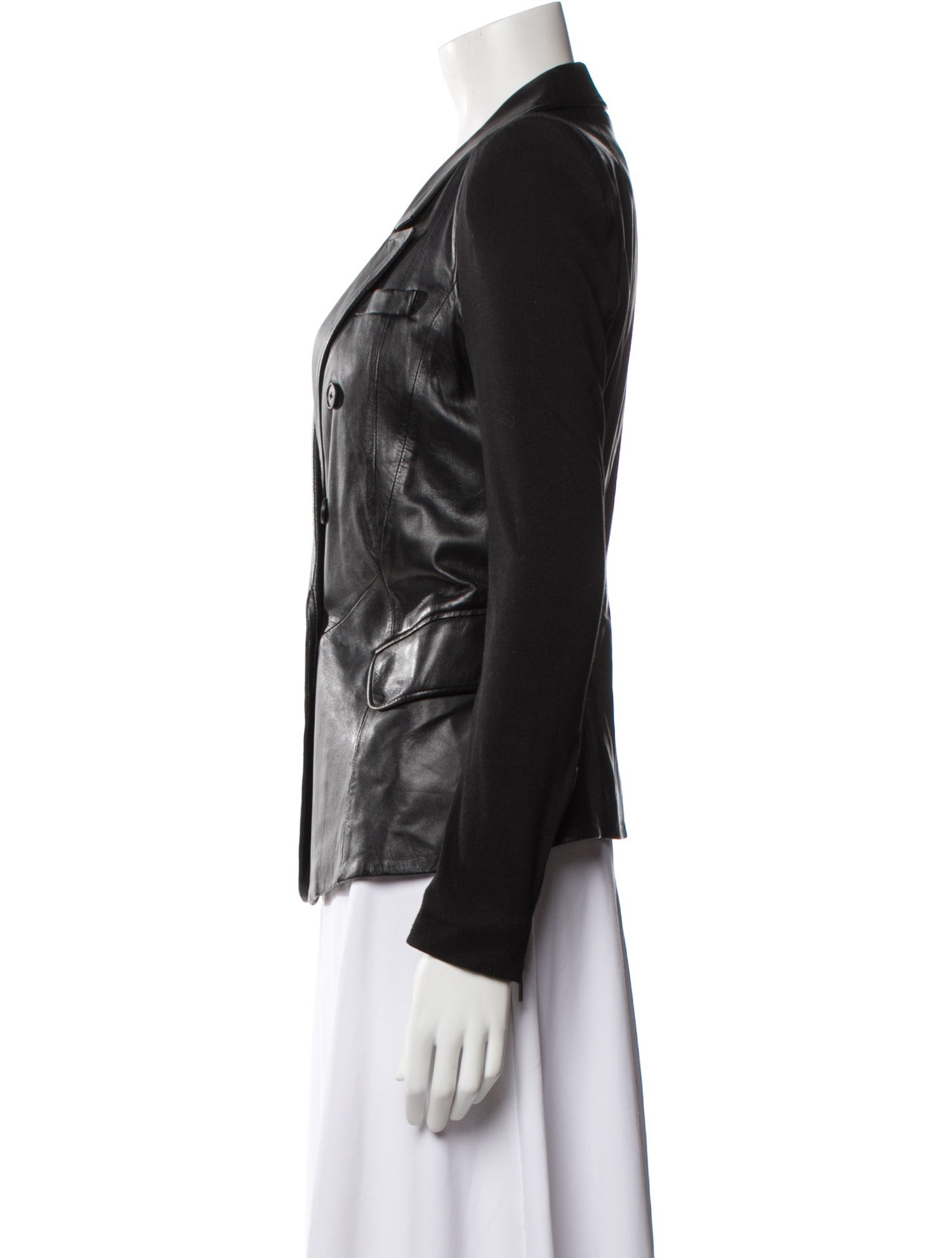 Yigal Azrouël Leather Biker Jacket