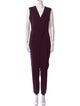 Yigal Azrouël V-Neck Jumpsuit