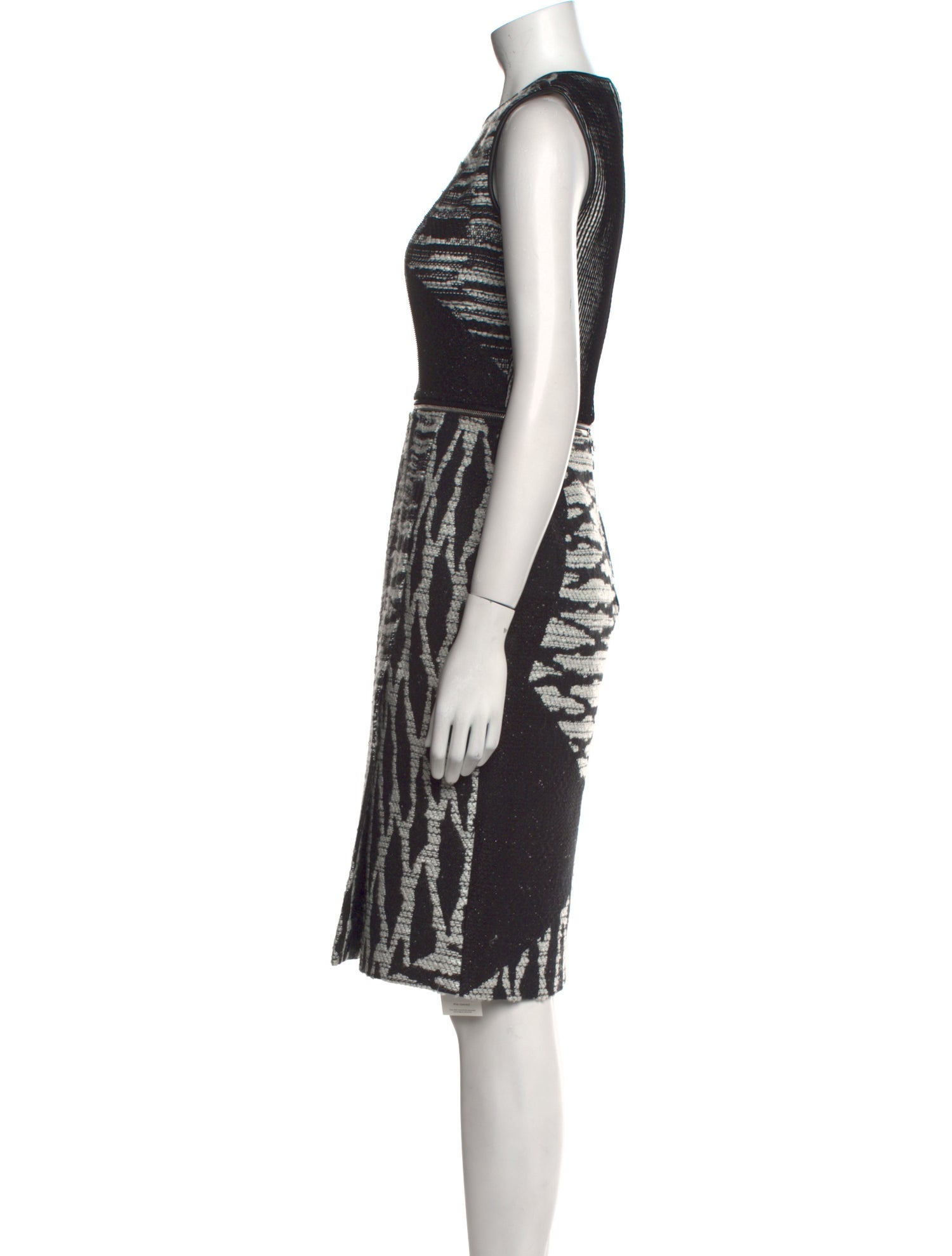 Yigal Azrouël Printed Knee-Length Dress