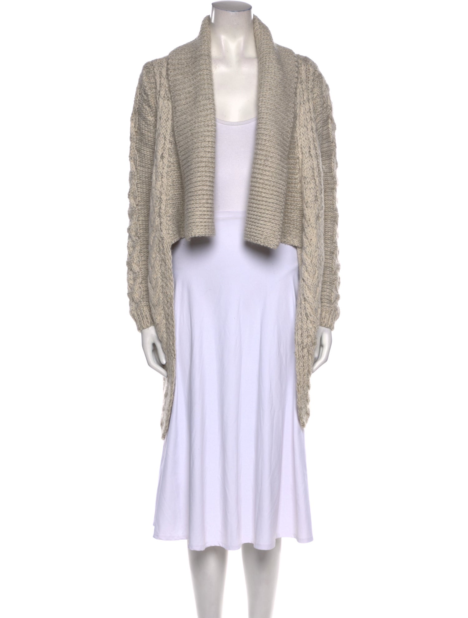 Yigal Azrouël Merino Wool Open Front Sweater