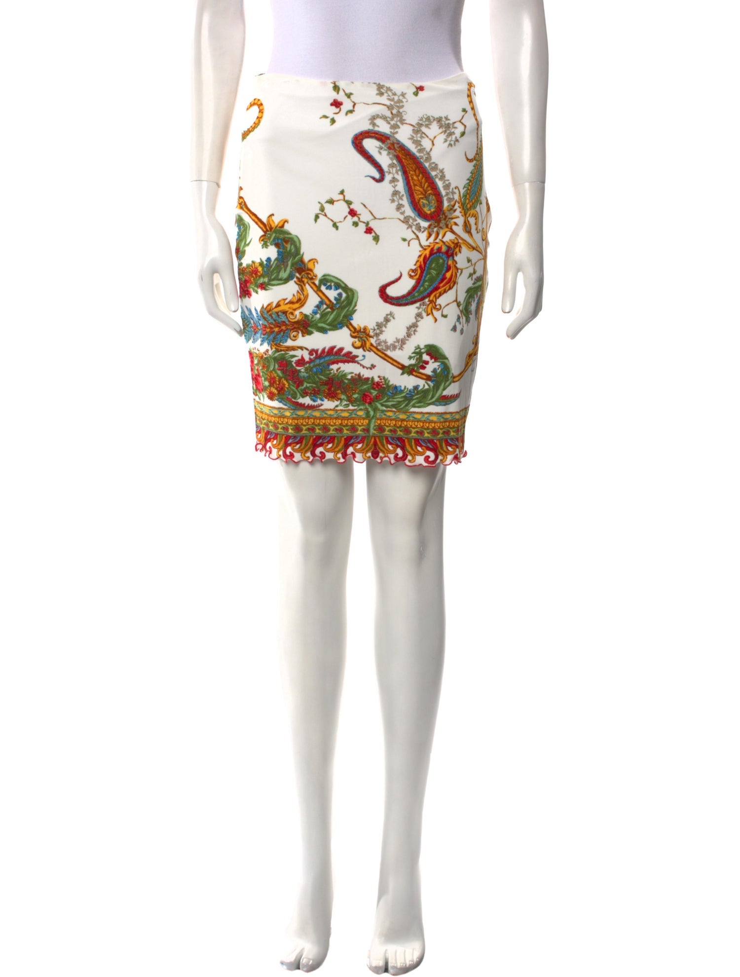 Yigal Azrouël Paisley Print Mini Skirt