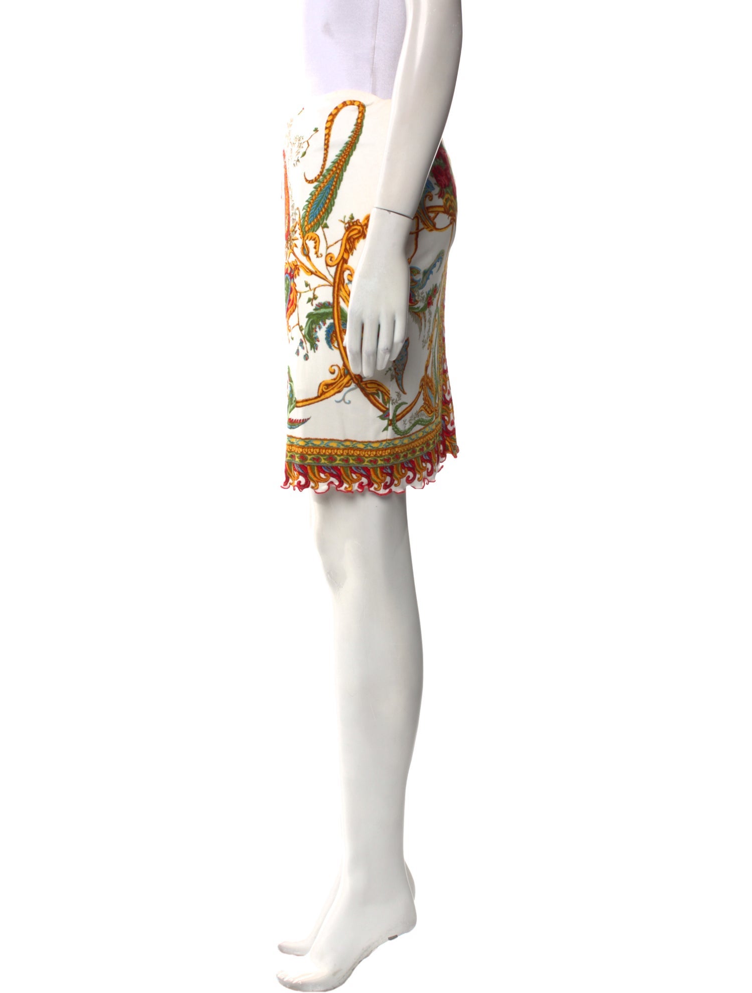 Yigal Azrouël Paisley Print Mini Skirt