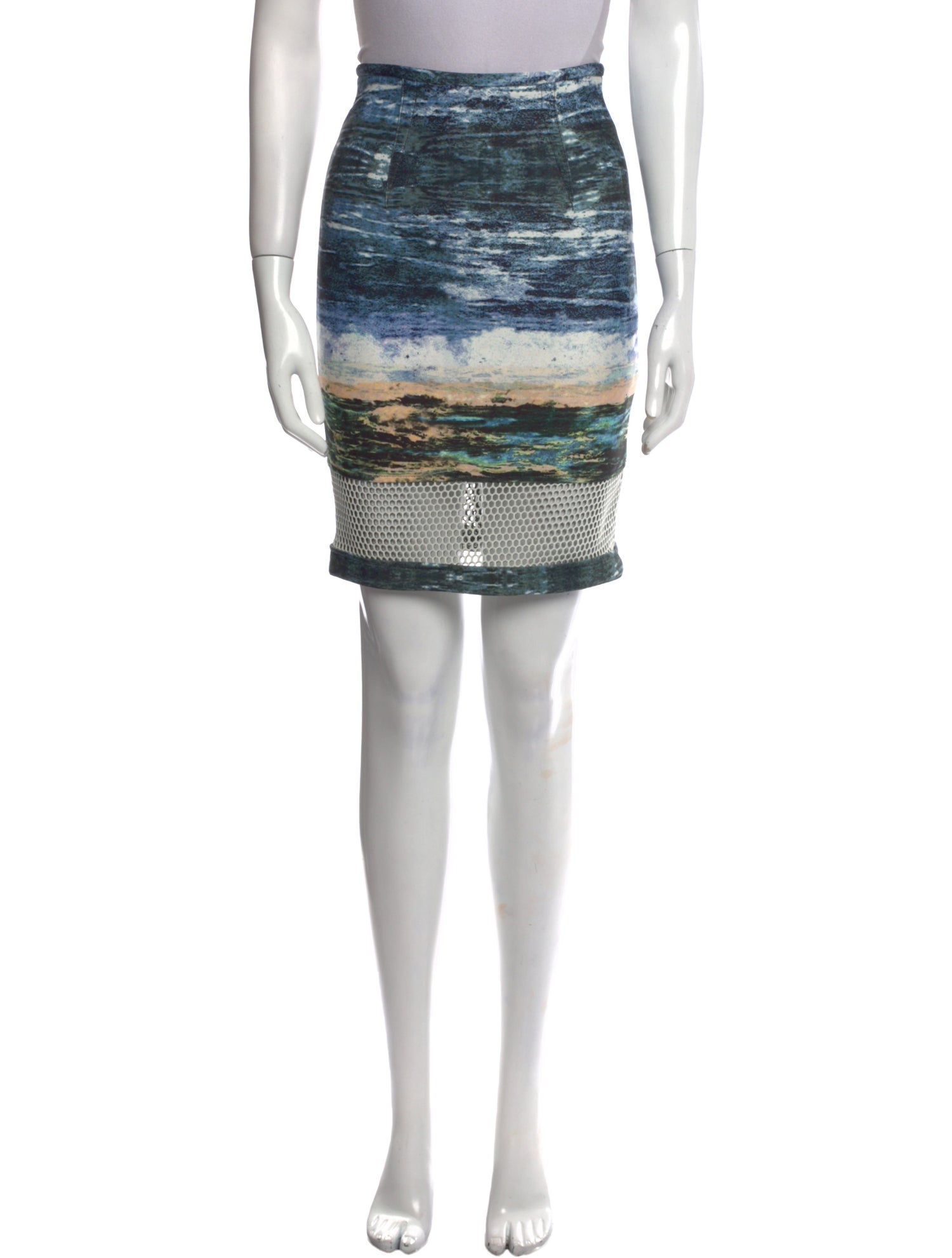 Yigal Azrouël Printed Knee-Length Skirt
