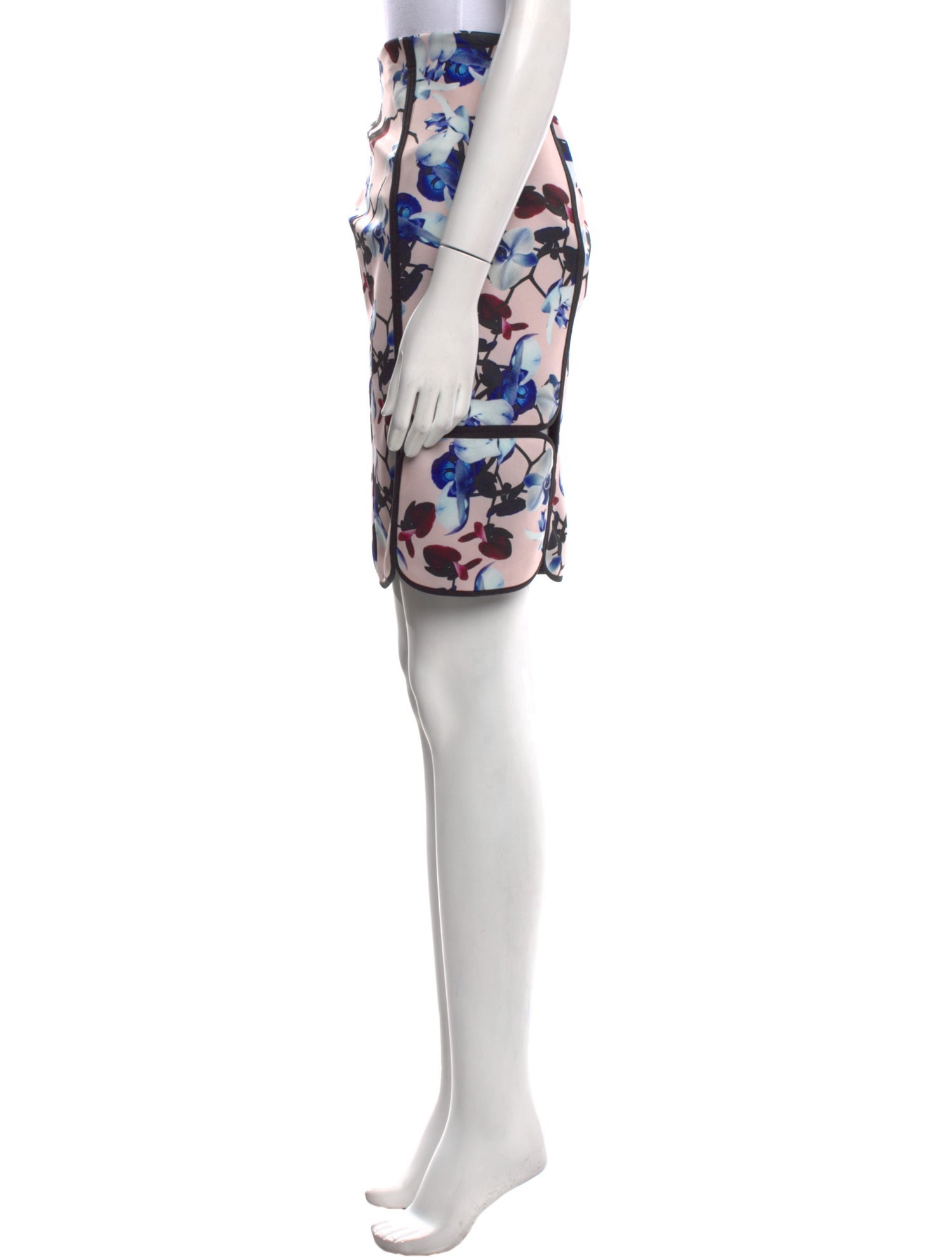 Yigal Azrouël Floral Print Knee-Length Skirt