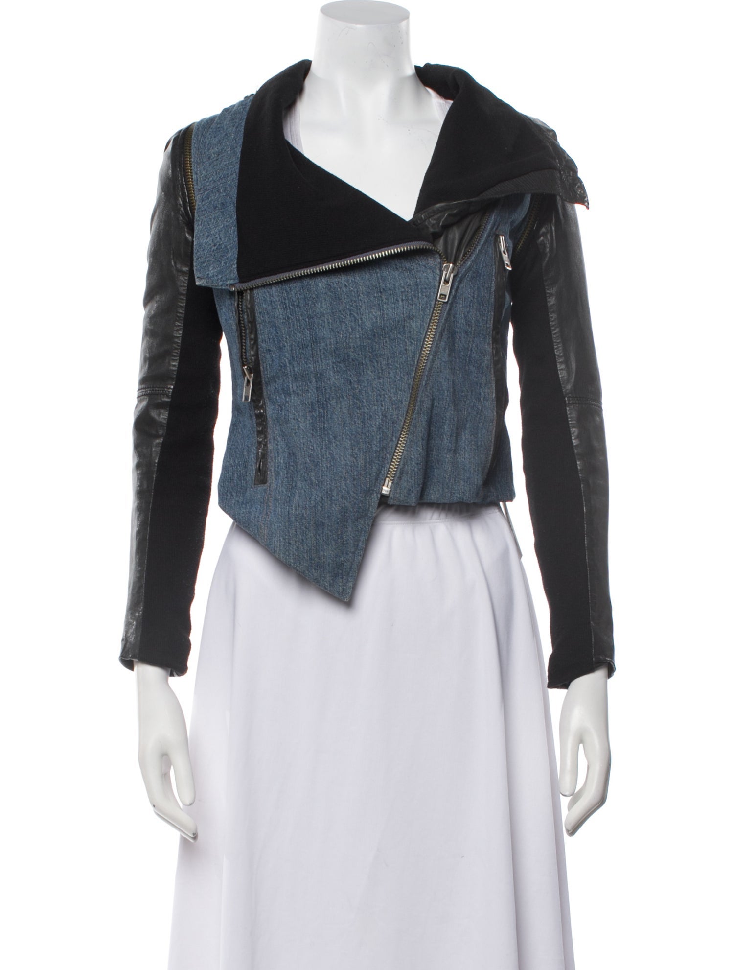 Yigal Azrouël Leather Biker Jacket