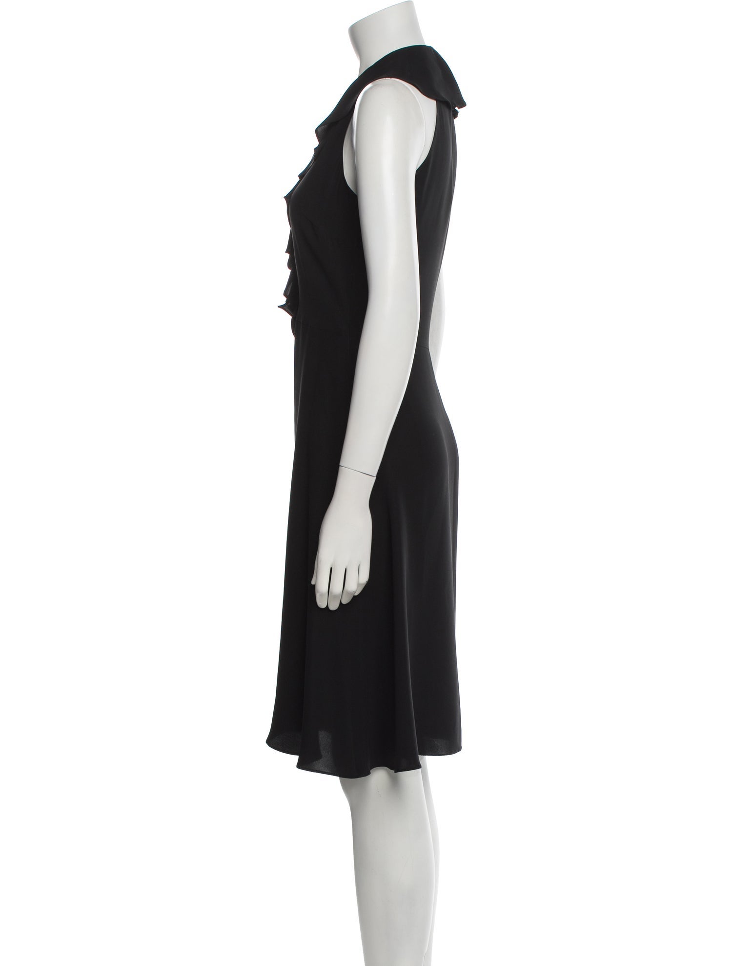 Yigal Azrouël V-Neck Knee-Length Dress
