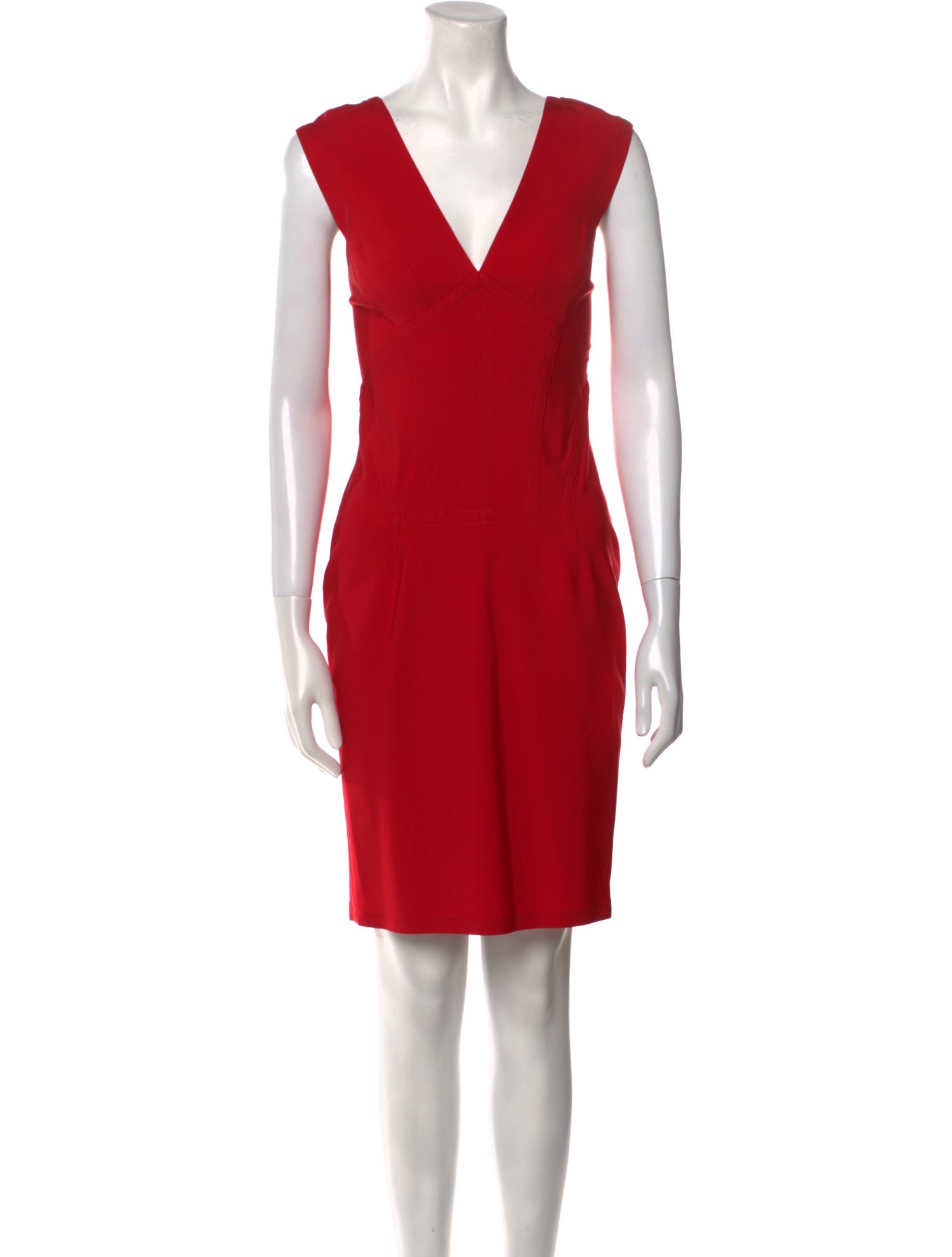 Yigal Azrouël V-Neck Mini Dress