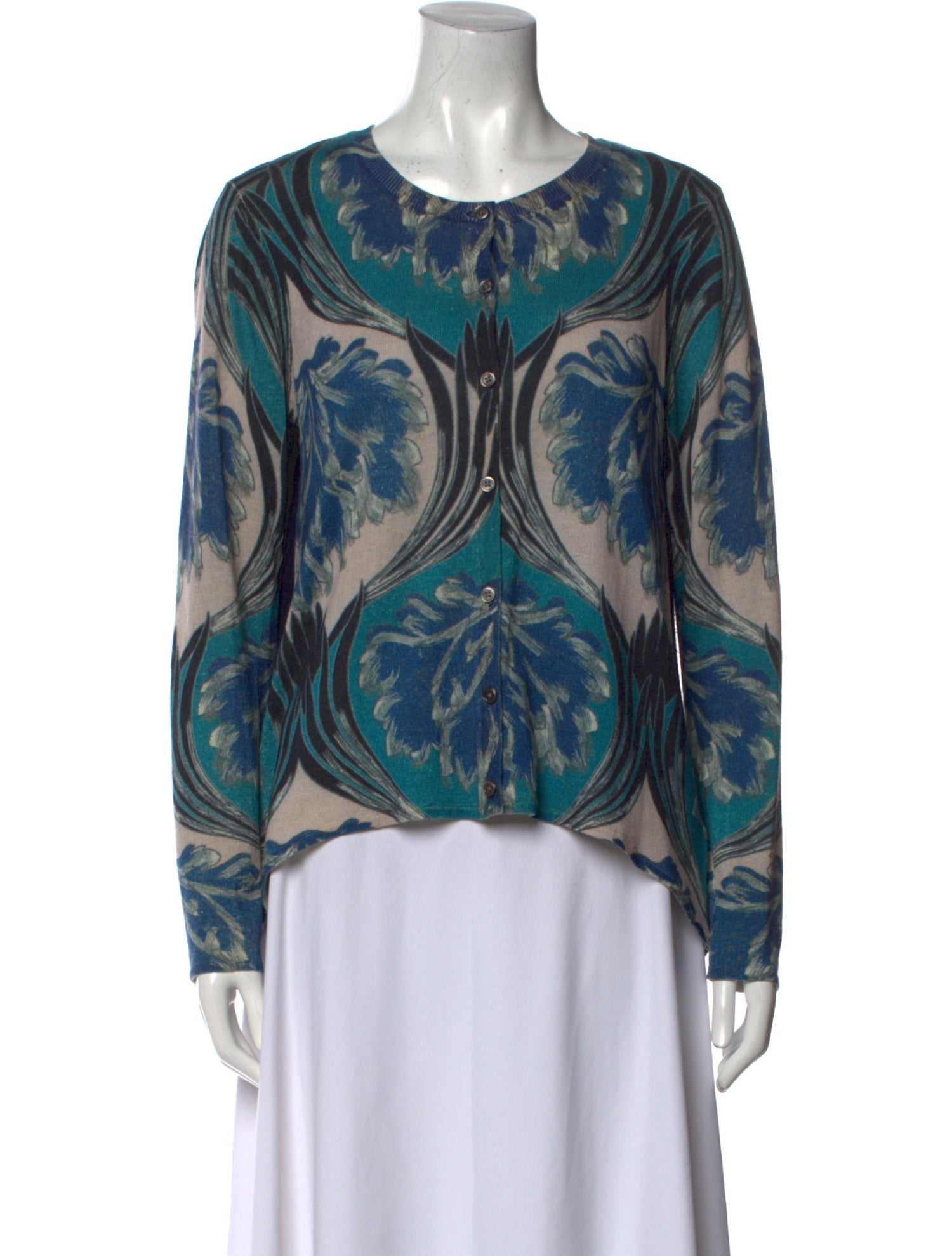 Yigal Azrouël Silk Printed Sweater