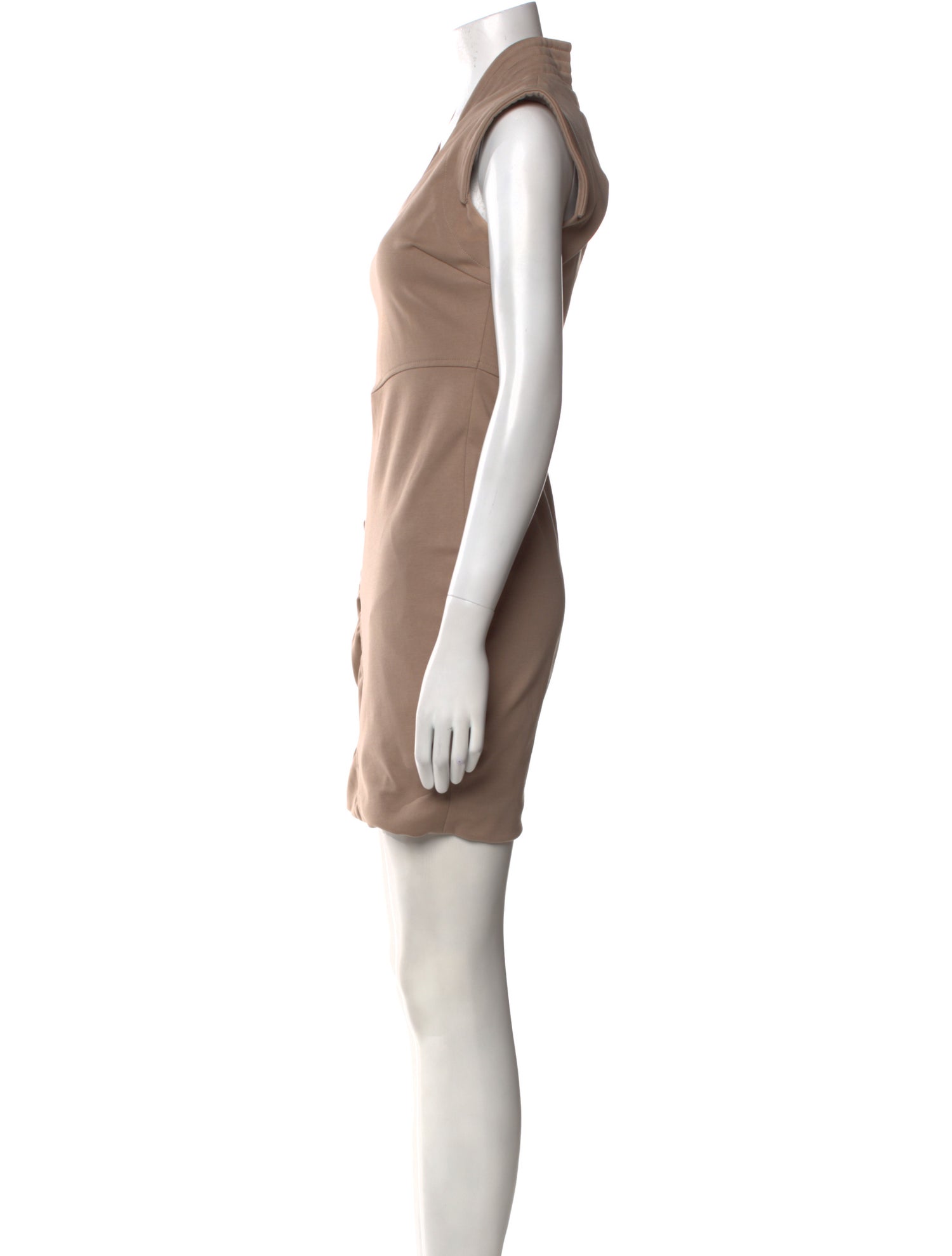 Yigal Azrouël Scoop Neck Mini Dress