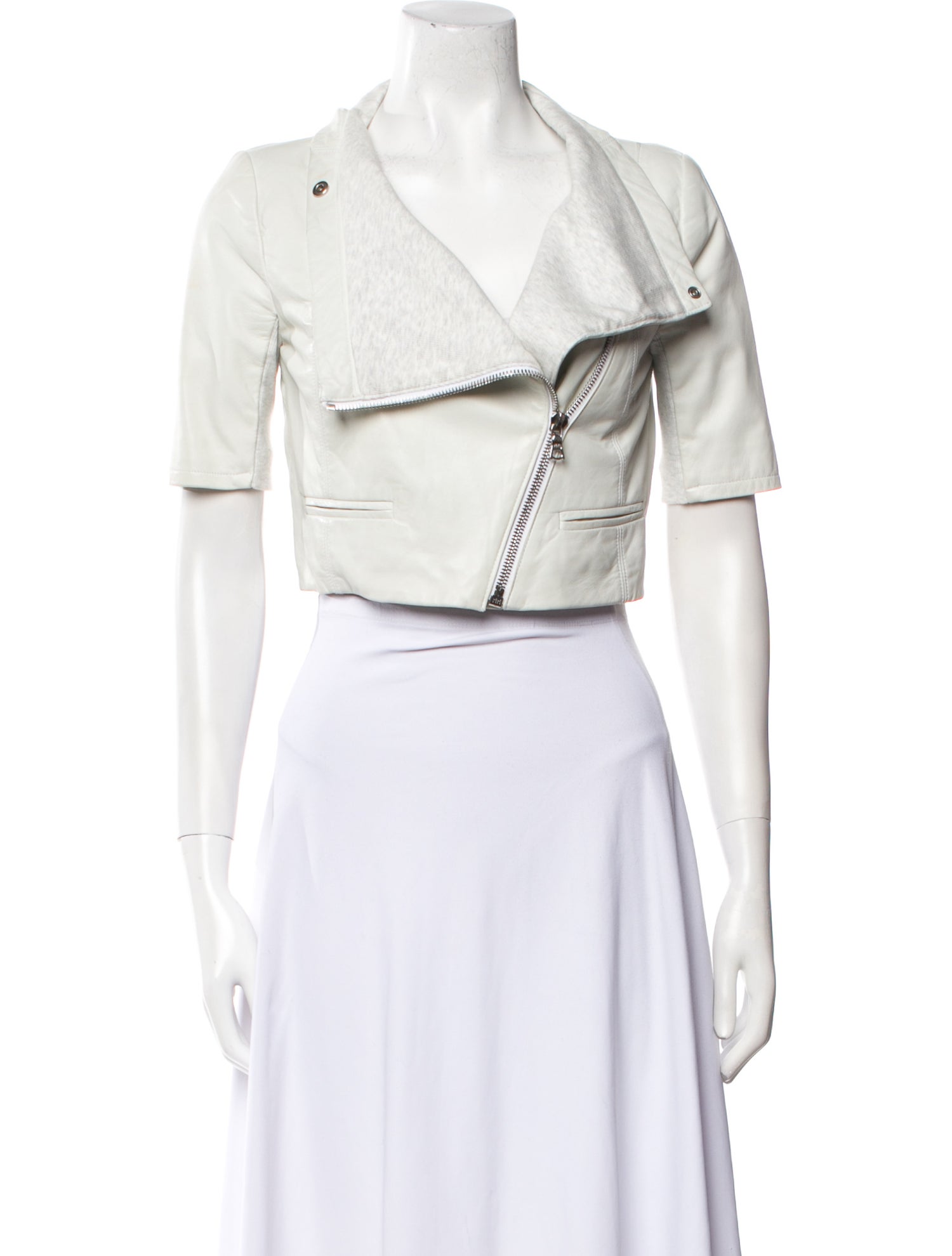 Yigal Azrouël Leather Biker Jacket