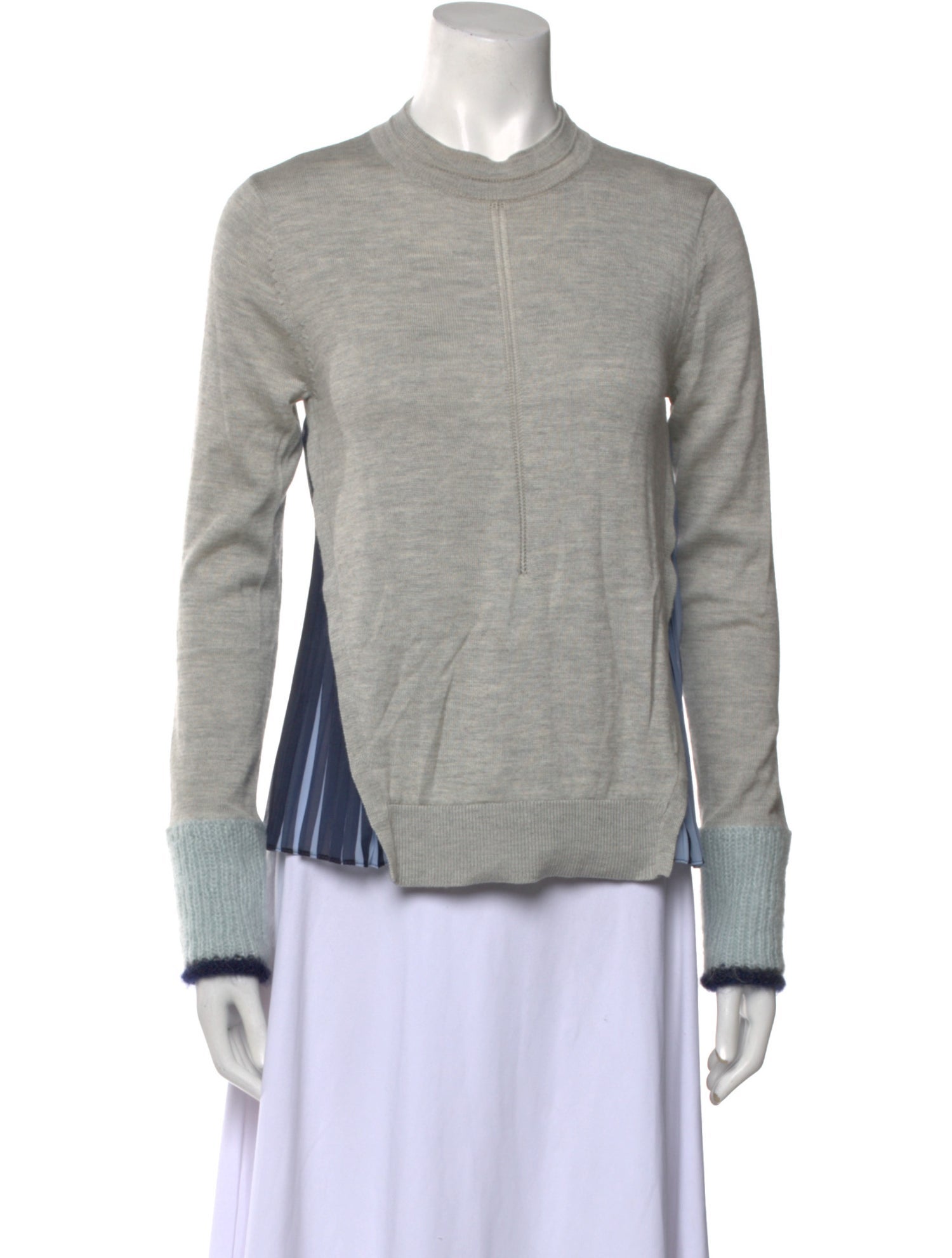 Yigal Azrouël Silk Crew Neck Sweater