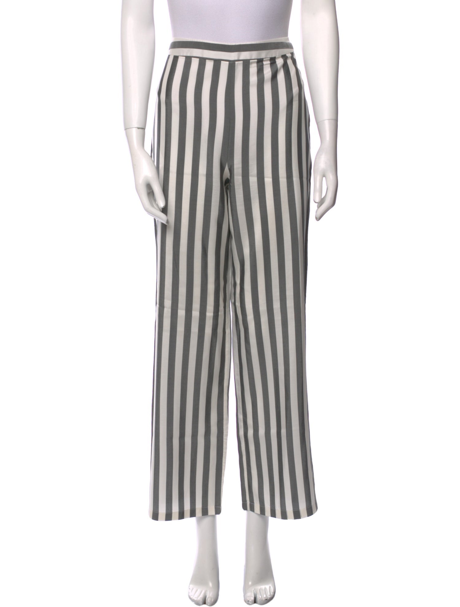 Yigal Azrouël Silk Wide Leg Pants