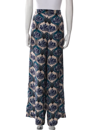 Yigal Azrouël Silk Wide Leg Pants