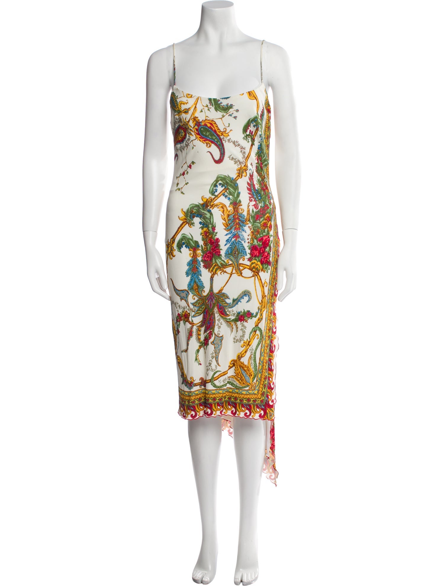 Yigal Azrouël Printed Midi Length Dress
