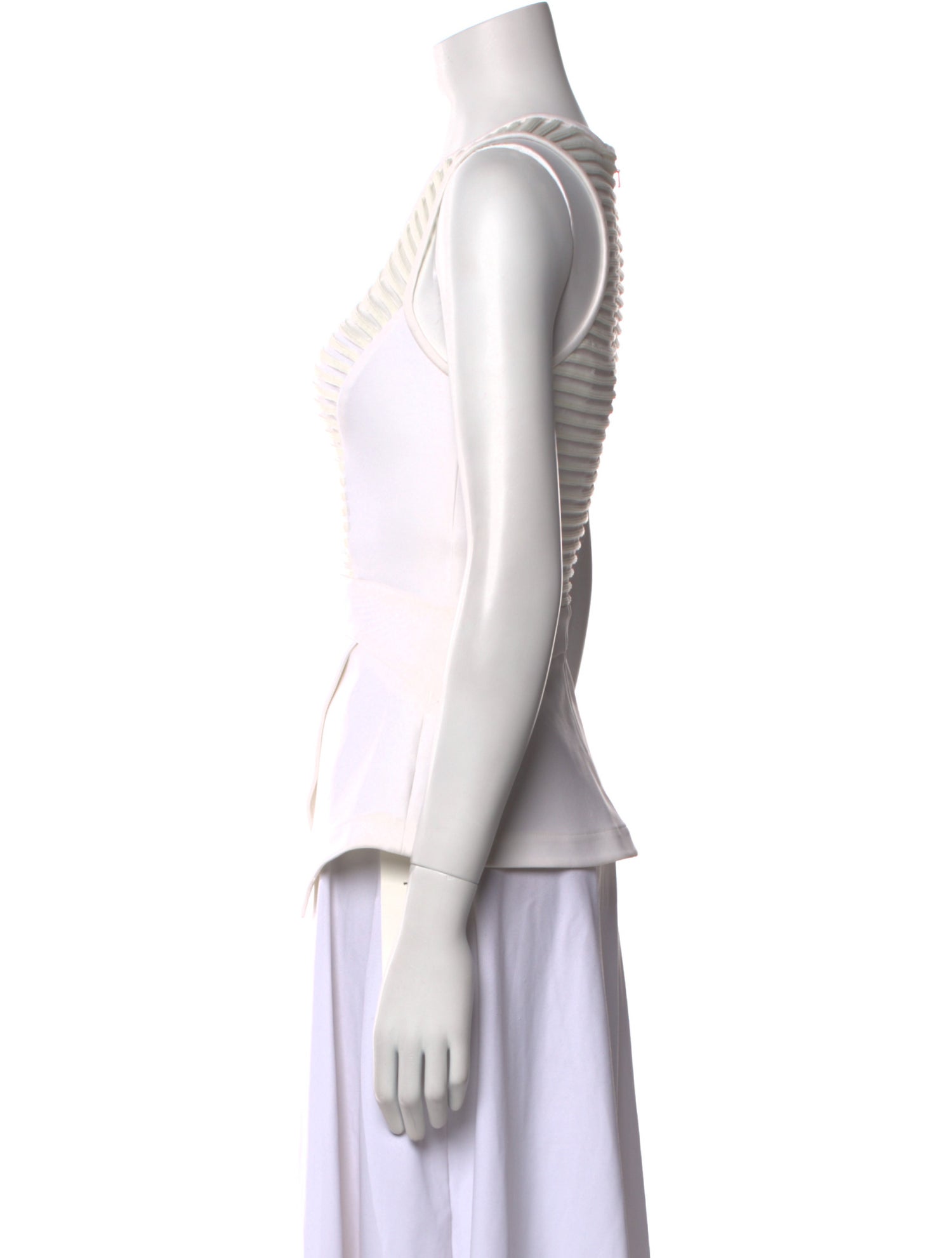 Yigal Azrouël Nylon Striped Top