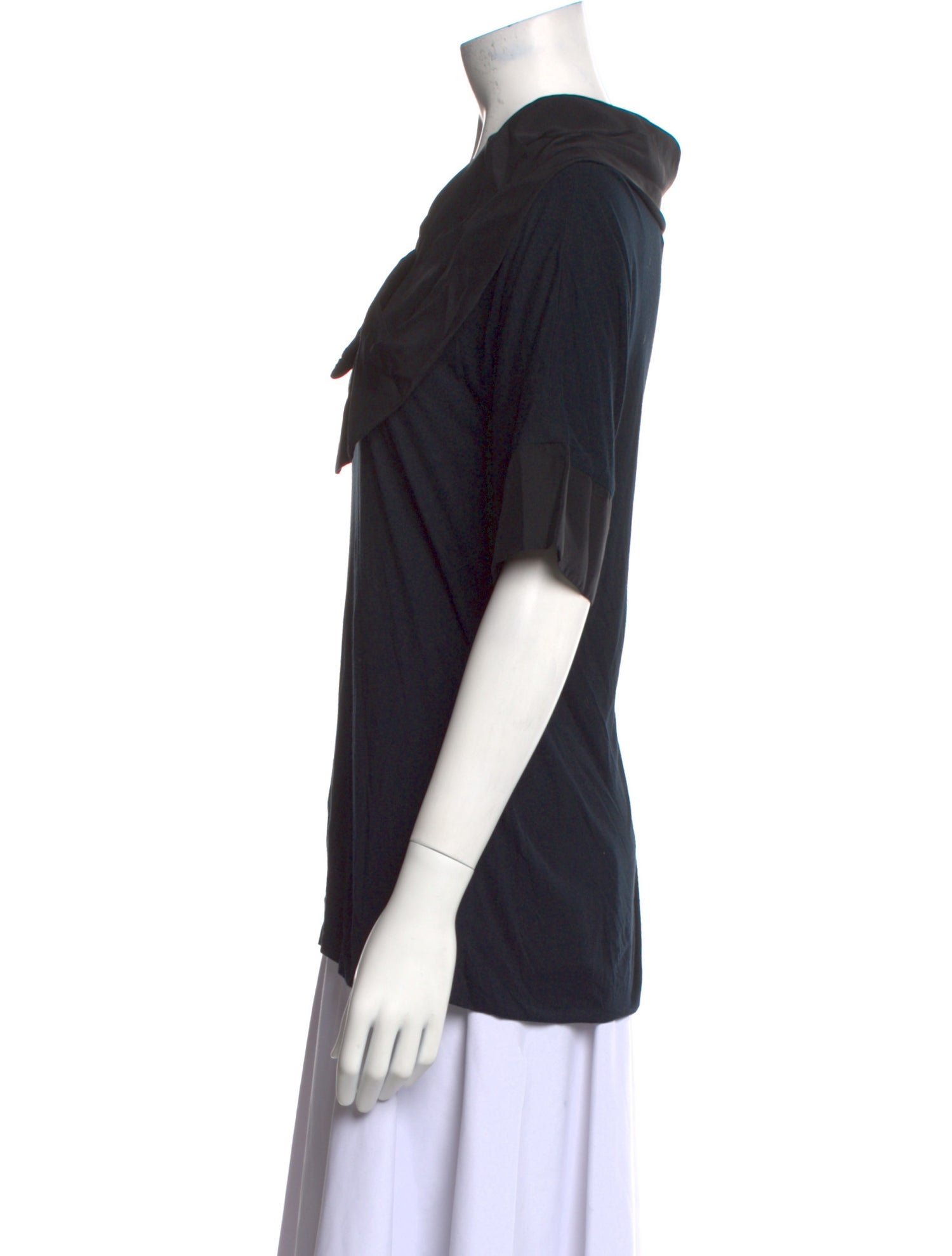 Yigal Azrouël Silk V-Neck Top