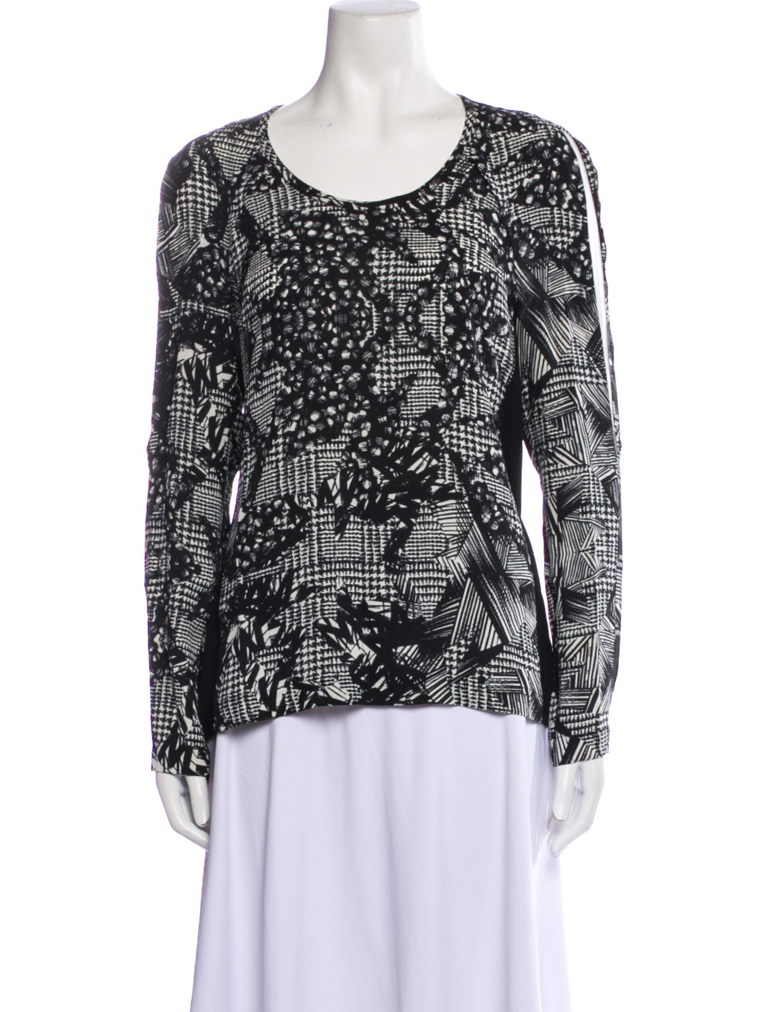 Yigal Azrouël Silk Printed Top