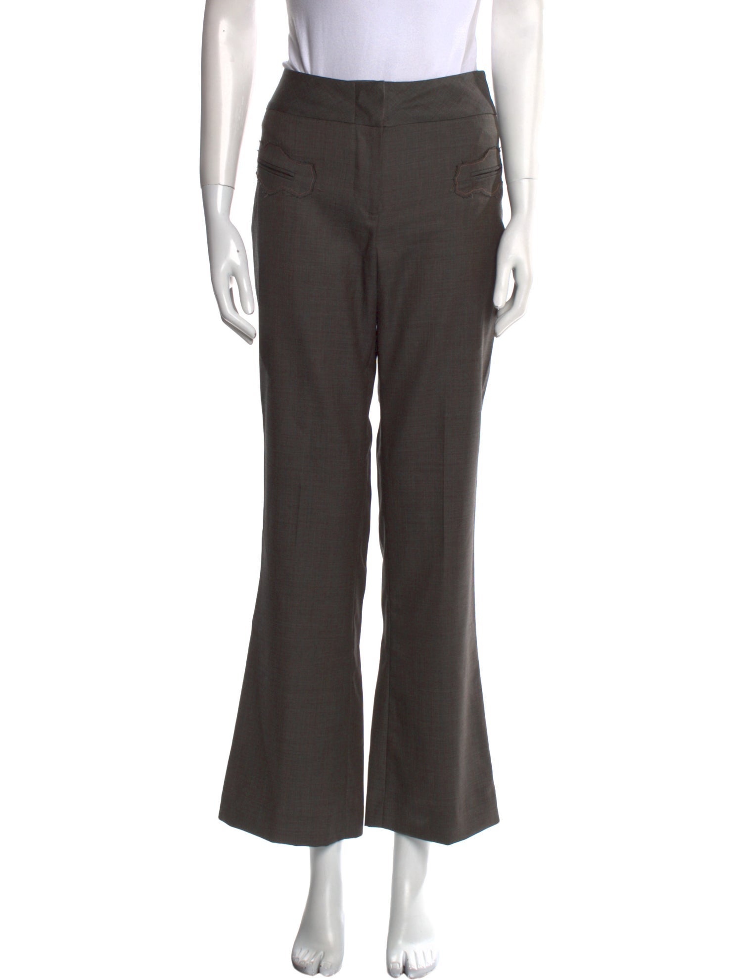 Yigal Azrouël Wool Wide Leg Pants