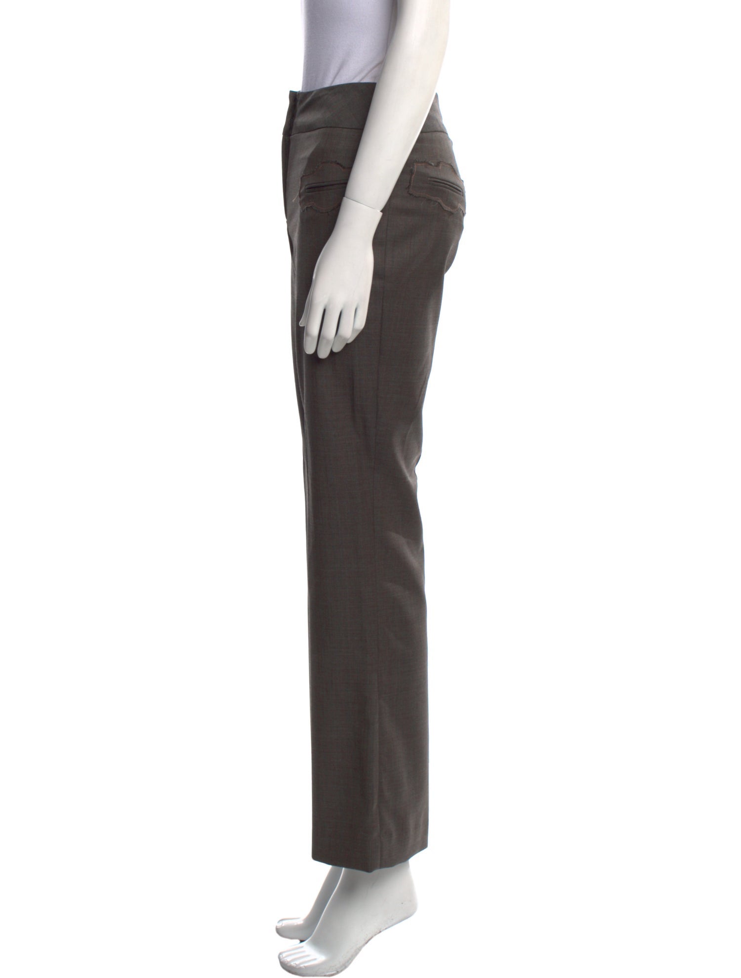 Yigal Azrouël Wool Wide Leg Pants