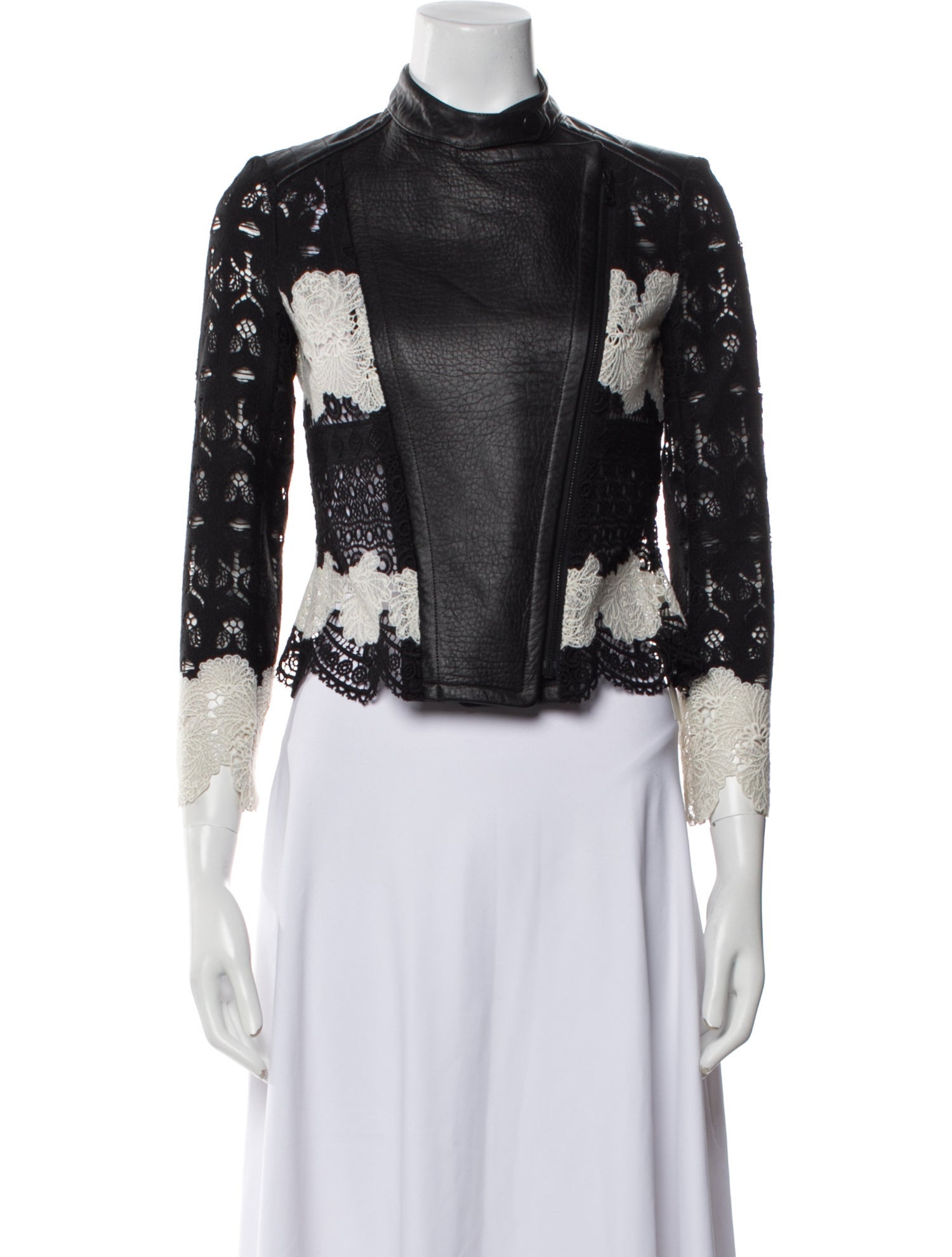 Yigal Azrouël Lace Pattern Evening Jacket
