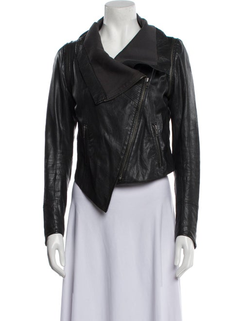 Yigal Azrouël Leather Biker Jacket