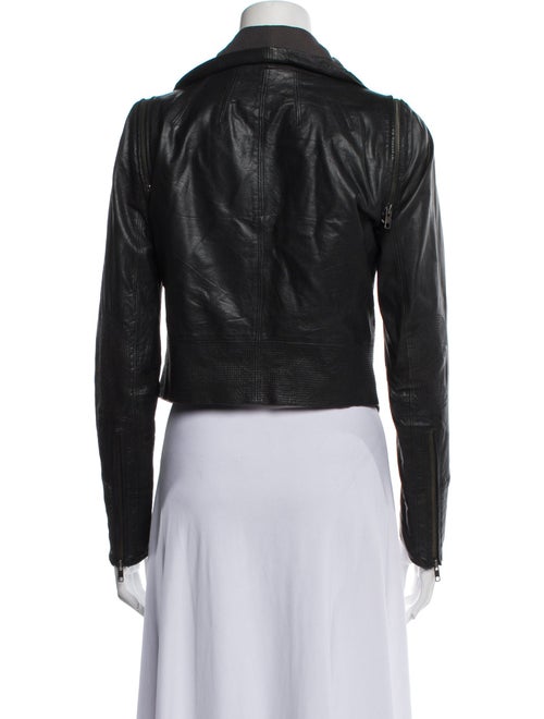 Yigal Azrouël Leather Biker Jacket