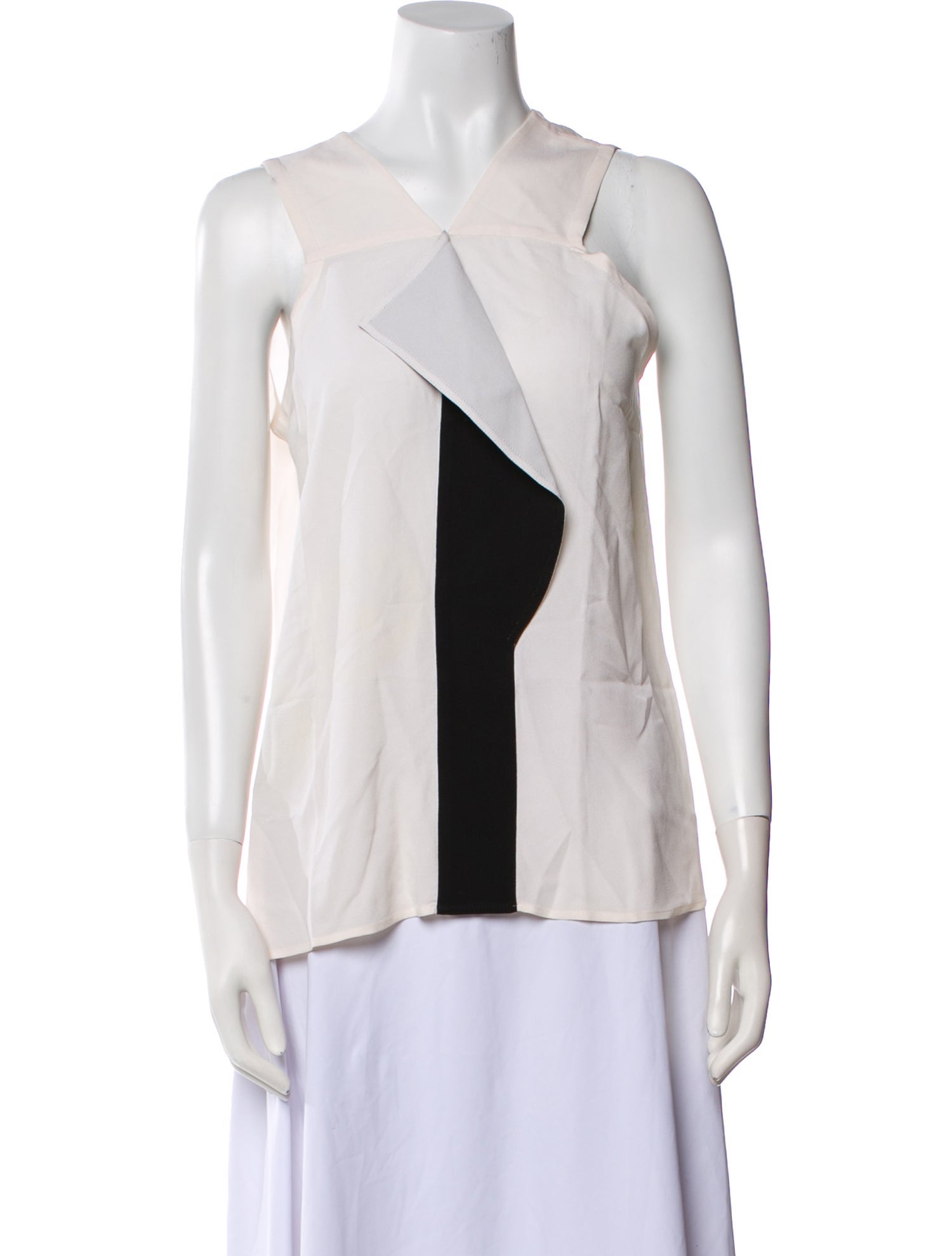 Yigal Azrouël Silk V-Neck Blouse