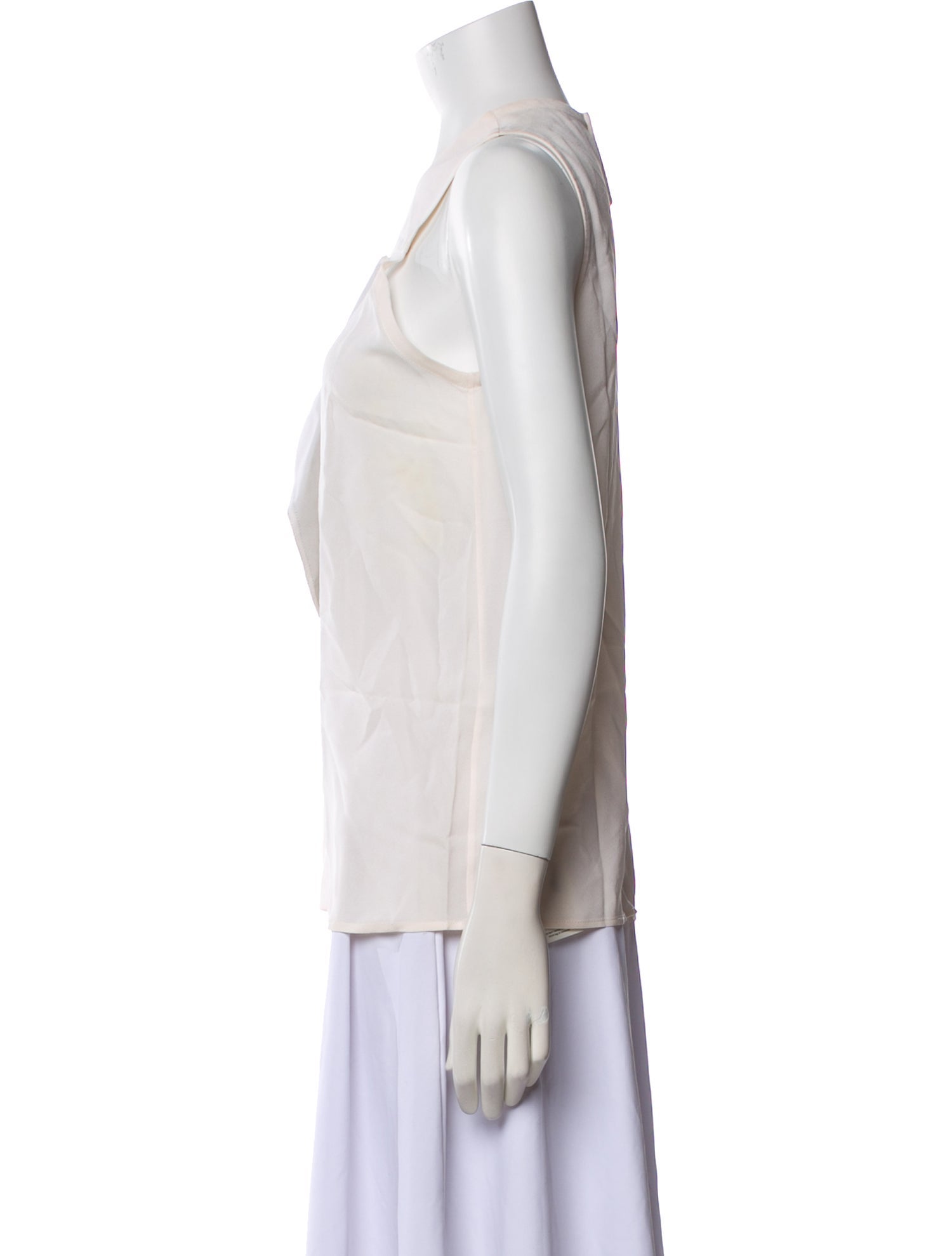 Yigal Azrouël Silk V-Neck Blouse