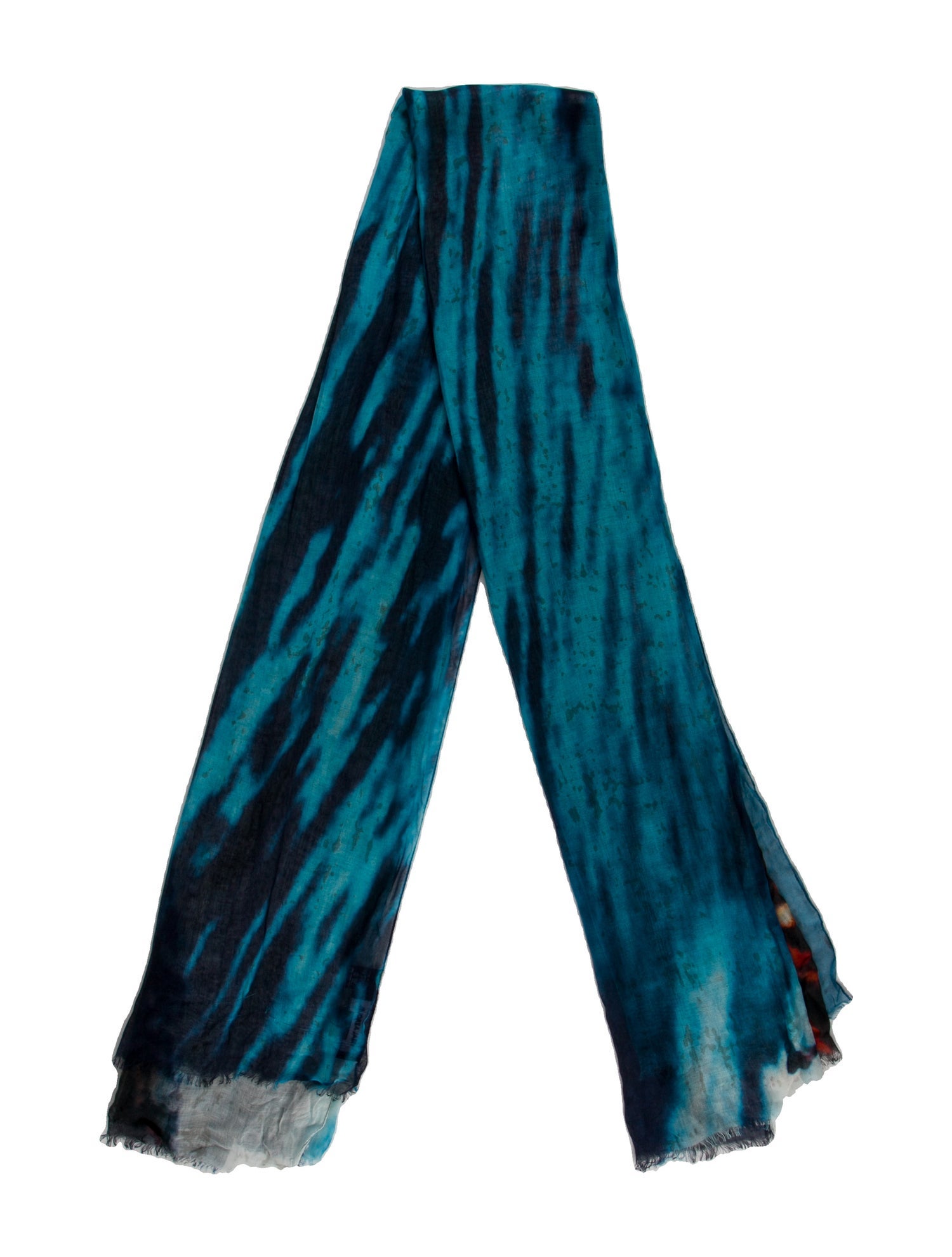 Yigal Azrouël Tie-Dye Print Scarf