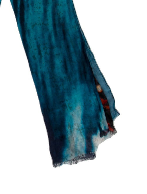 Yigal Azrouël Tie-Dye Print Scarf
