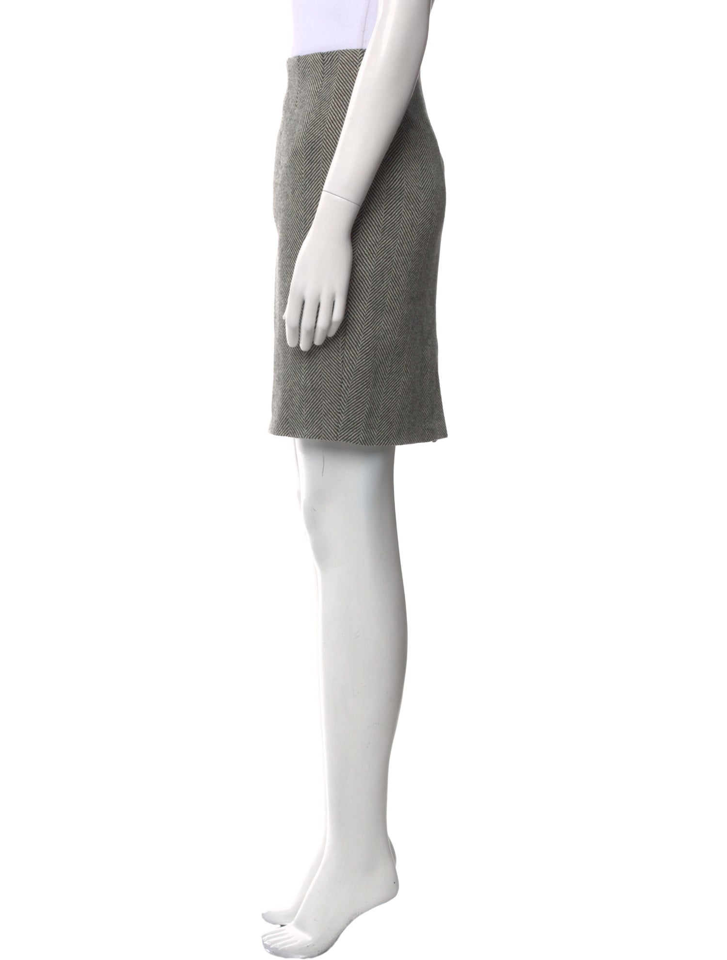 Yigal Azrouël Wool Knee-Length Skirt