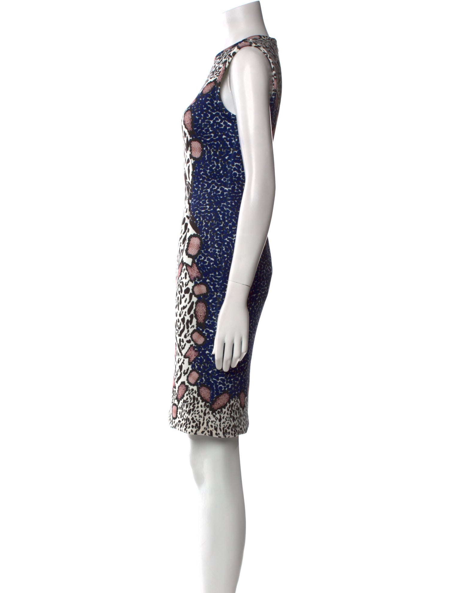 Yigal Azrouël Printed Knee-Length Dress