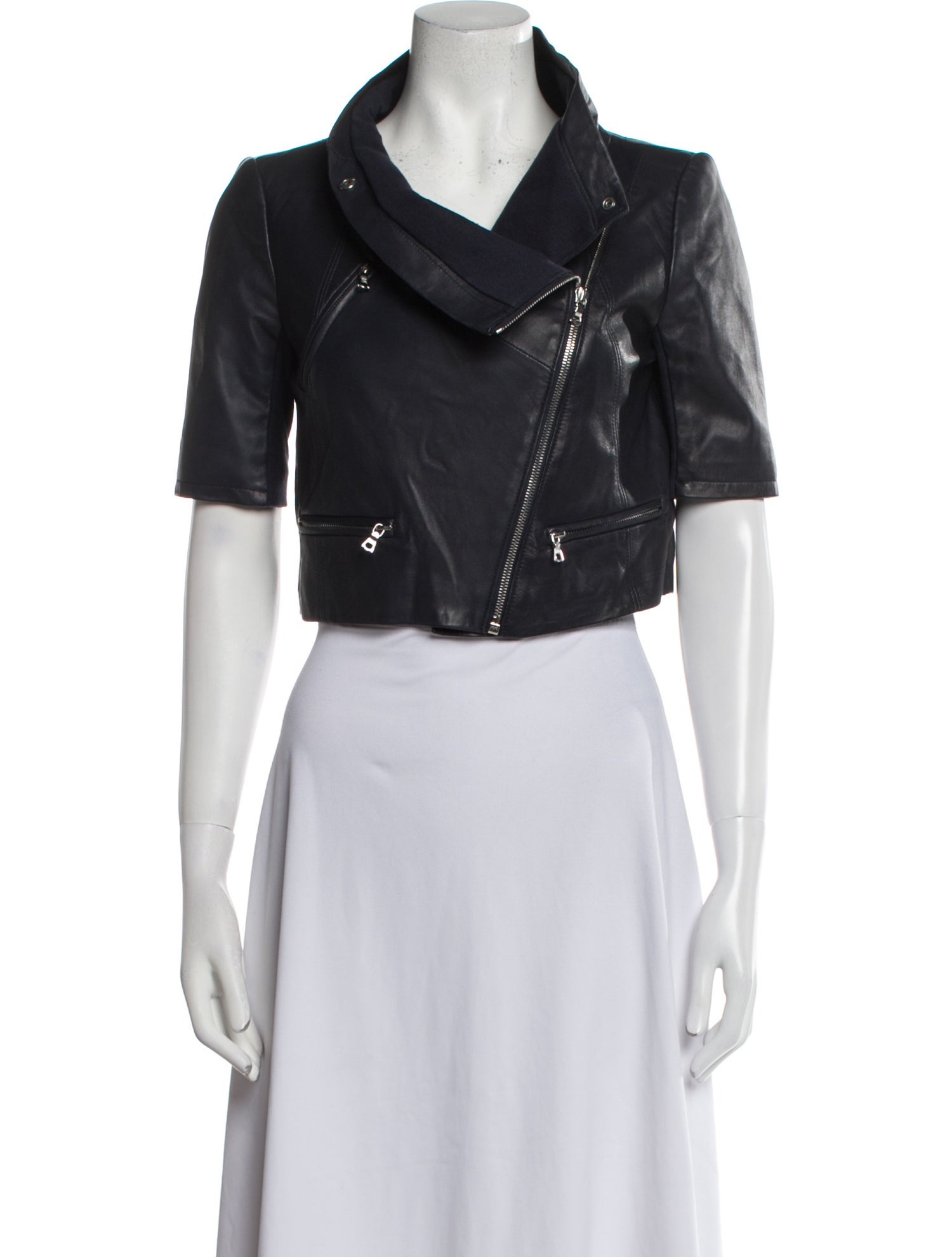 Yigal Azrouël Lambskin Biker Jacket