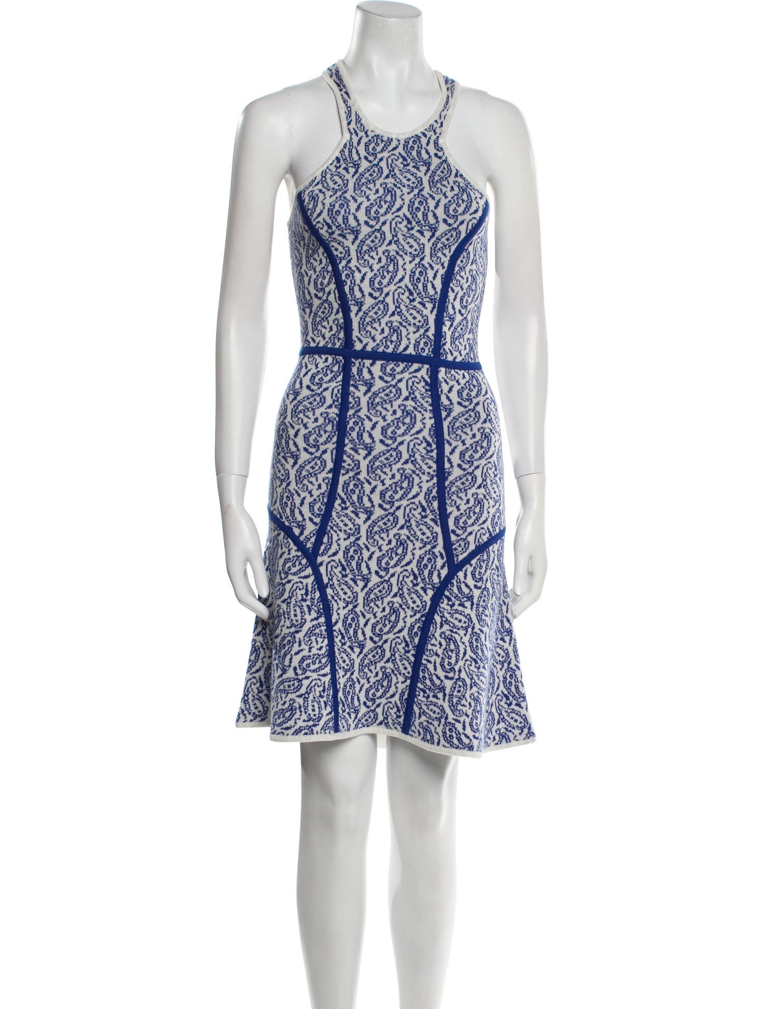 Yigal Azrouël Merino Wool Knee-Length Dress