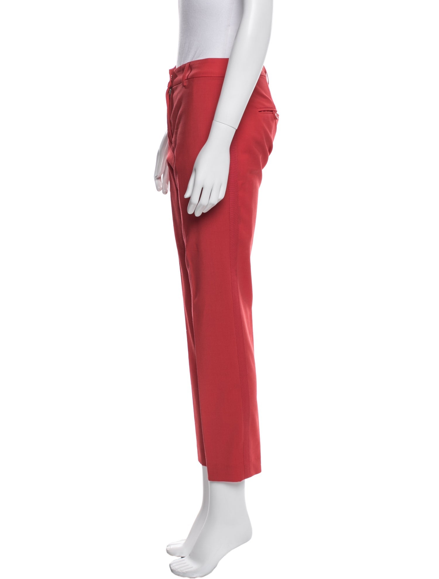 Yigal Azrouël Virgin Wool Straight Leg Pants