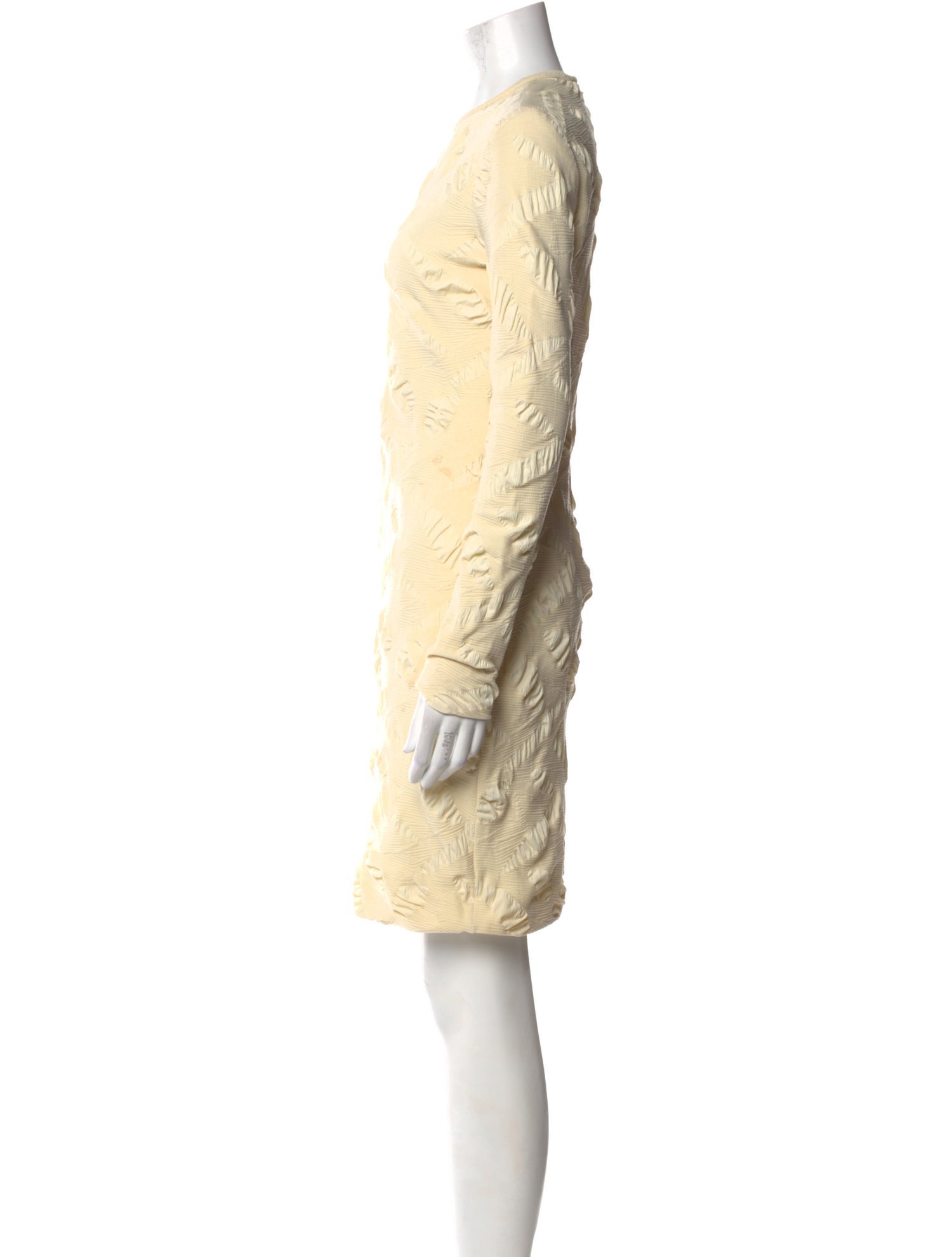 Yigal Azrouël Patterned Knee-Length Dress