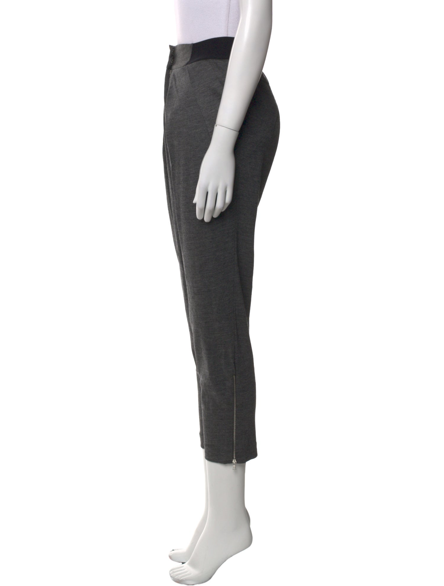 Yigal Azrouël Virgin Wool Skinny Leg Pants
