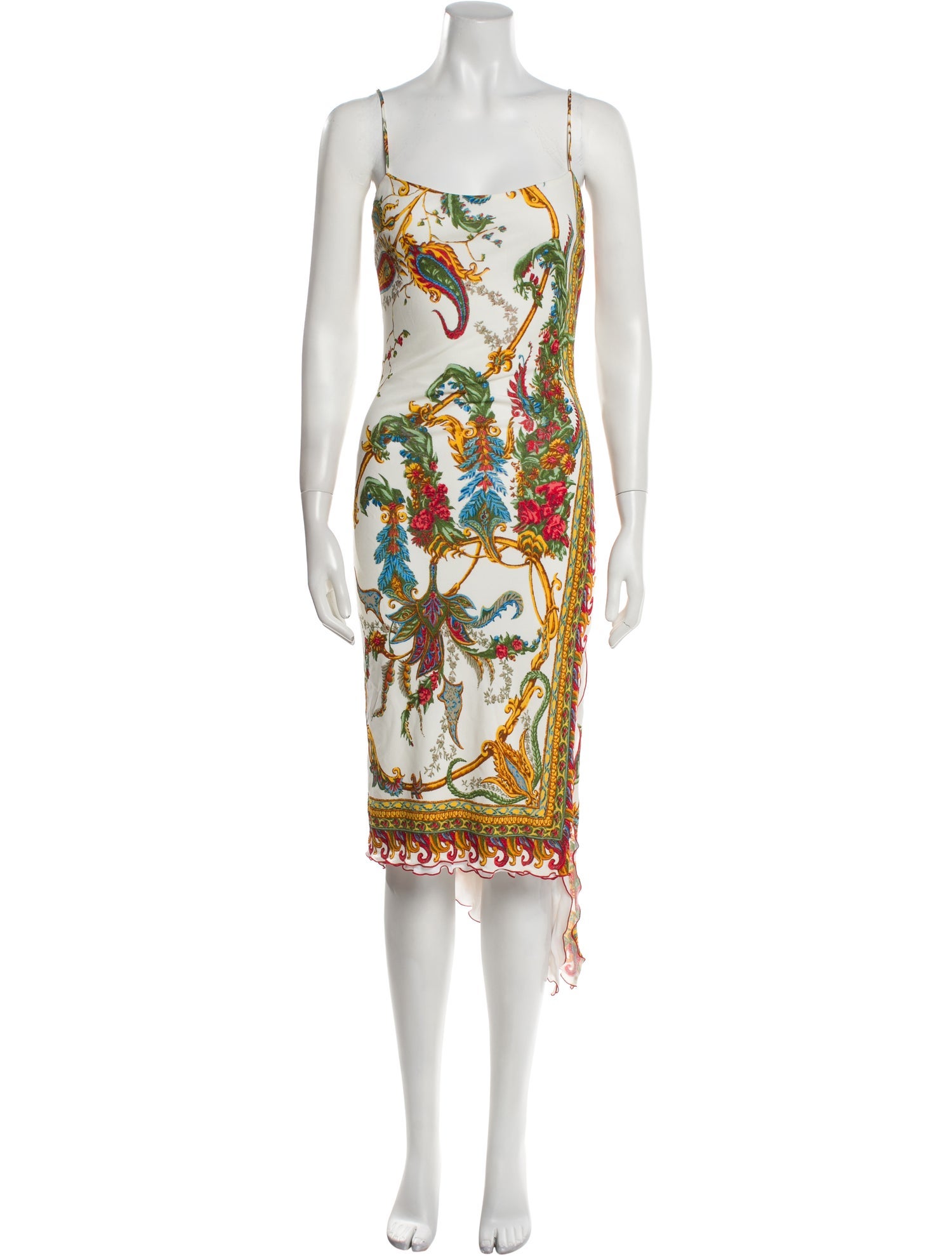 Yigal Azrouël Printed Midi Length Dress