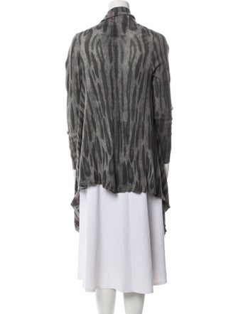 Yigal Azrouël Striped V-Neck Sweater