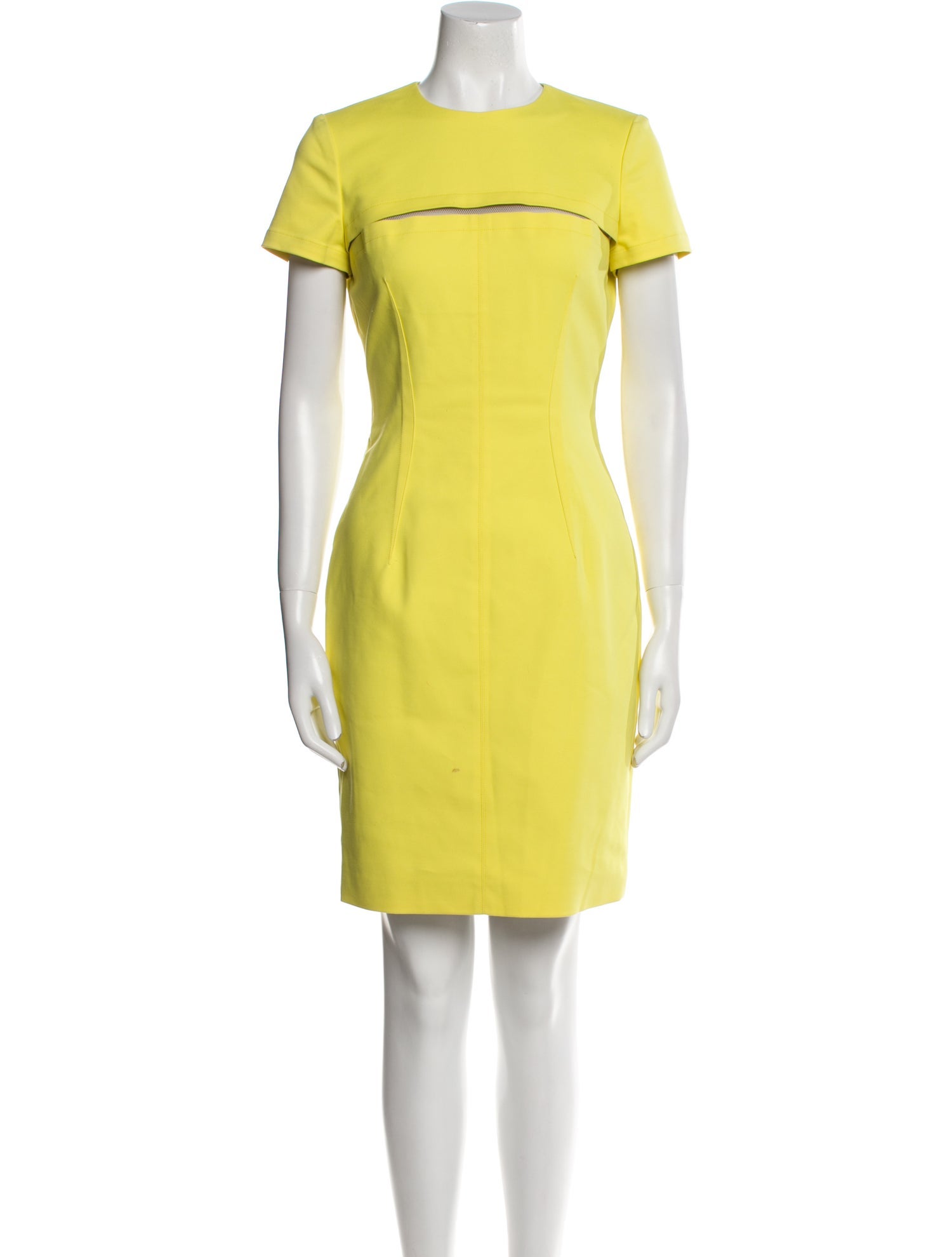 Yigal Azrouël Crew Neck Knee-Length Dress
