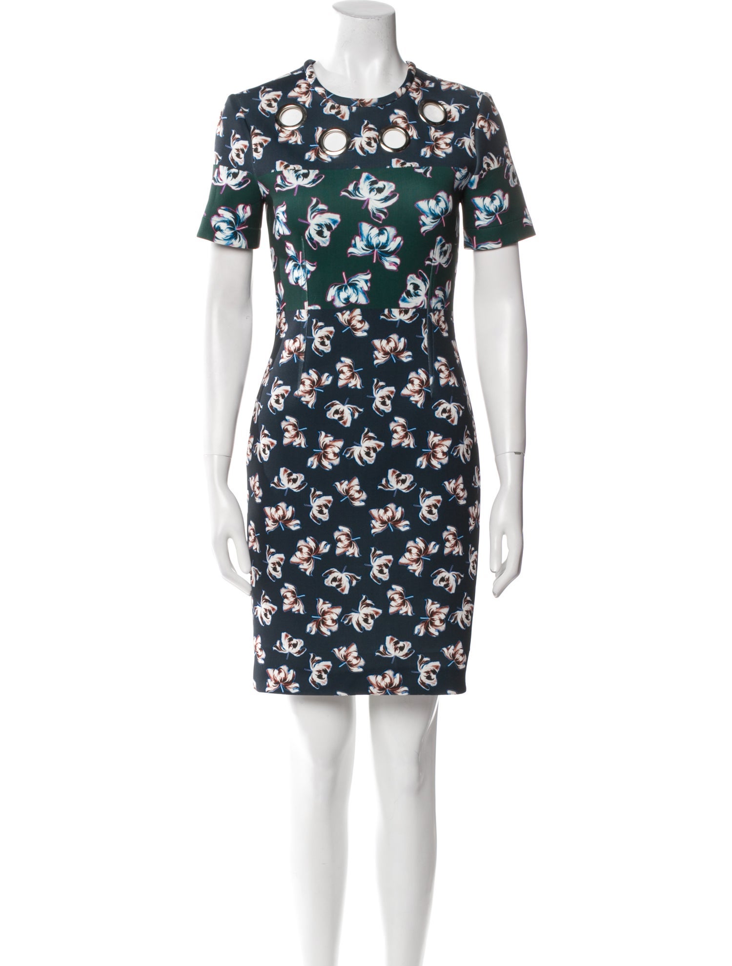 Yigal Azrouël Floral Print Mini Dress