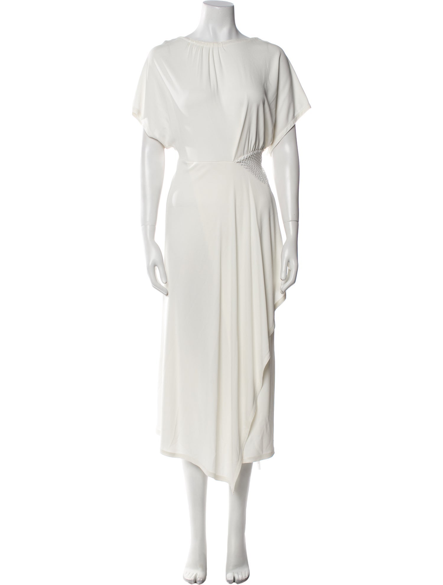 Yigal Azrouël Crew Neck Midi Length Dress