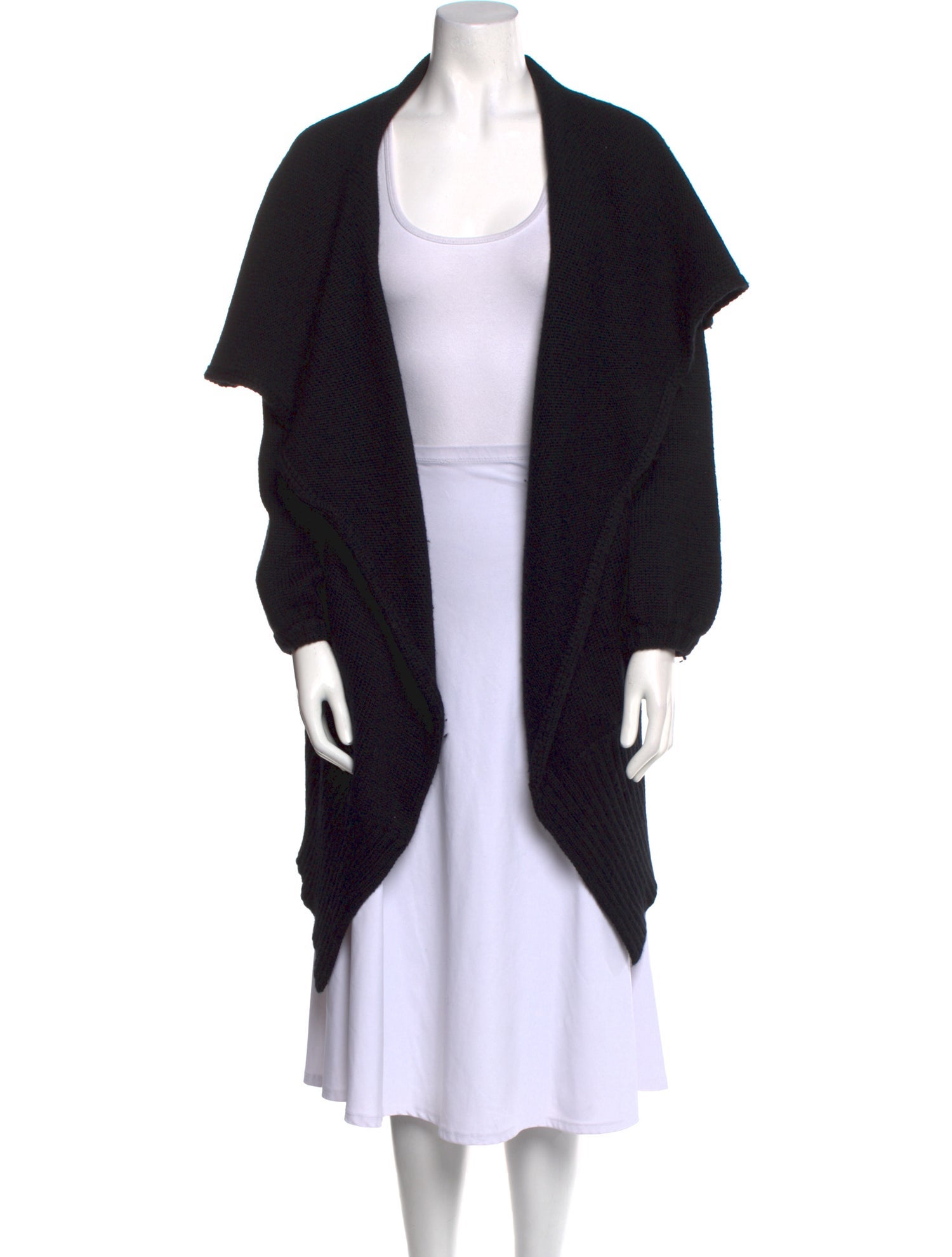 Yigal Azrouël Merino Wool Open Front Sweater