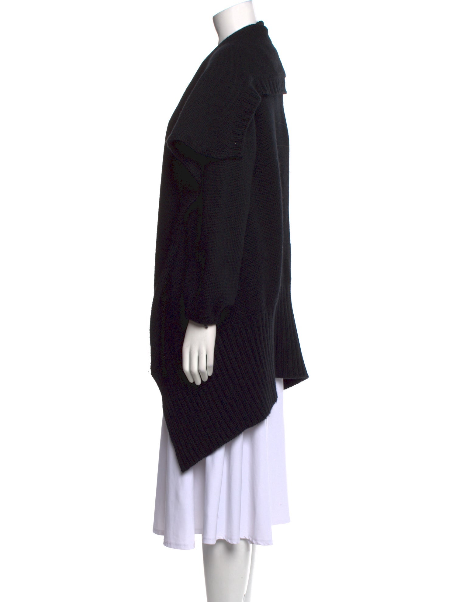 Yigal Azrouël Merino Wool Open Front Sweater