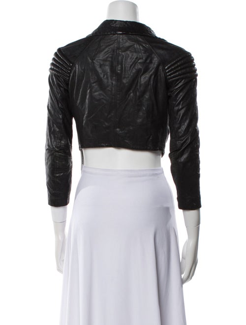 Yigal Azrouël Leather Biker Jacket